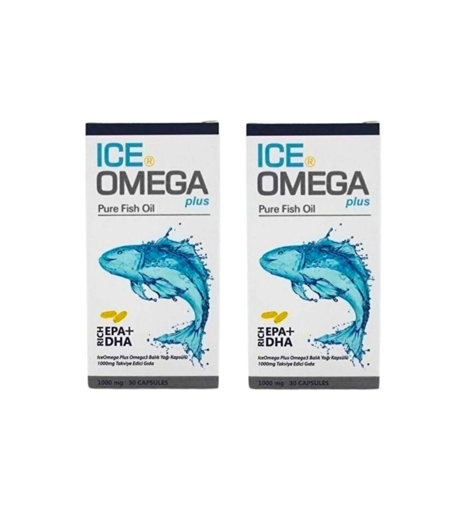 Ametis la Ice Omega Plus Fish Oil 1000 mg 30 Capsules 2 Pieces - Buy Online on GoSupps.com