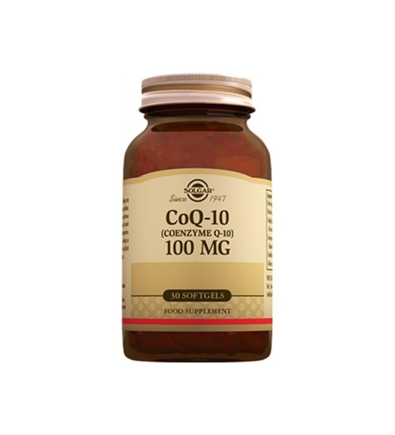 Solgar Coenzyme Q-10 100 Mg 30 Capsules Antioxidant