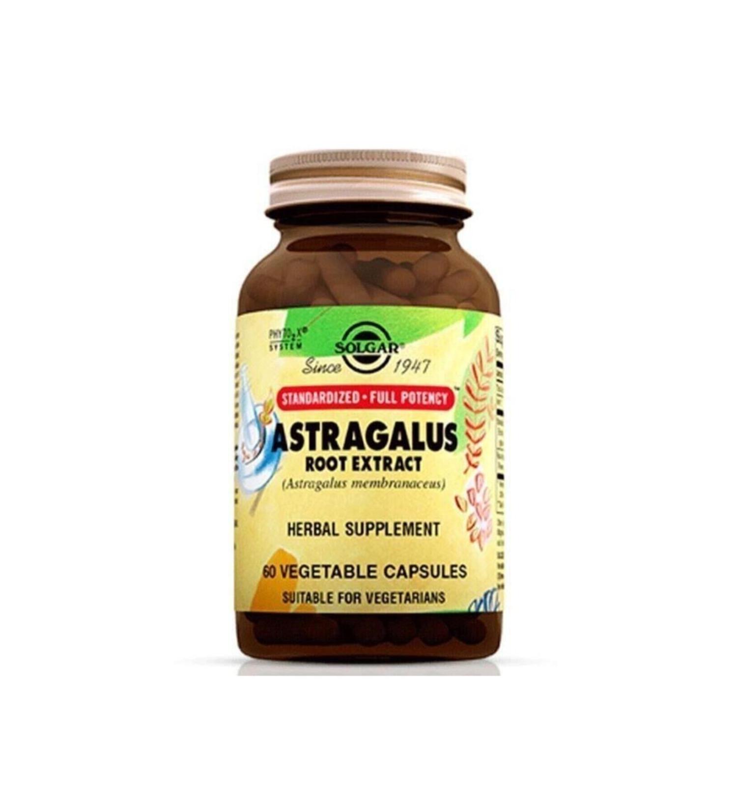 Solgar Astragalus 60 Capsules