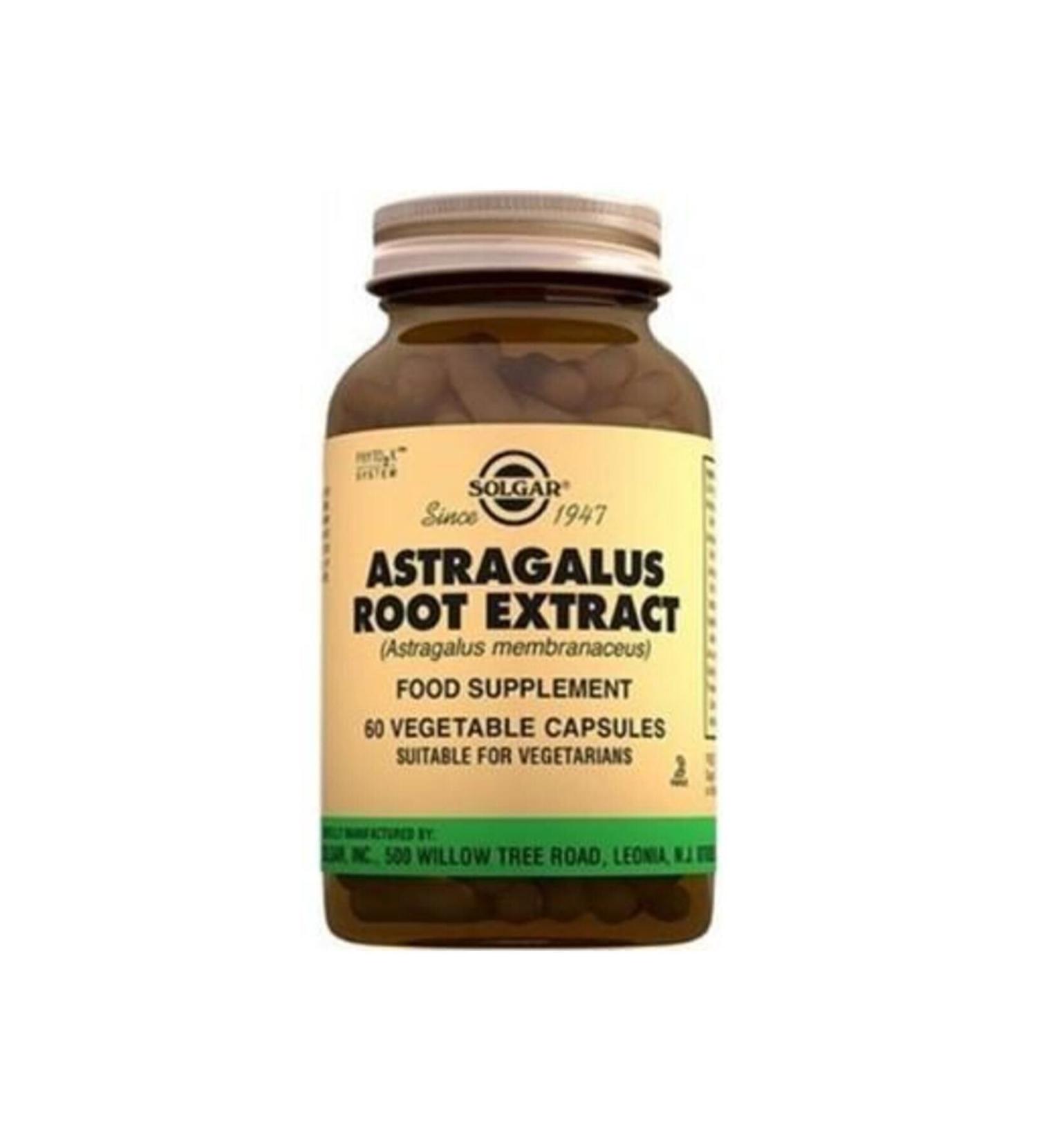 Solgar Astragalus Root Extract 60 Capsules