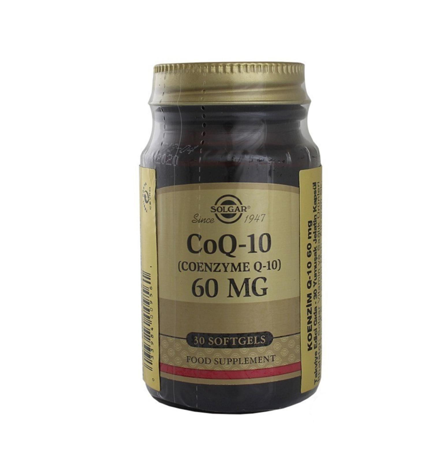 Solgar Coenzyme Q-10 60 mg 30 Capsules