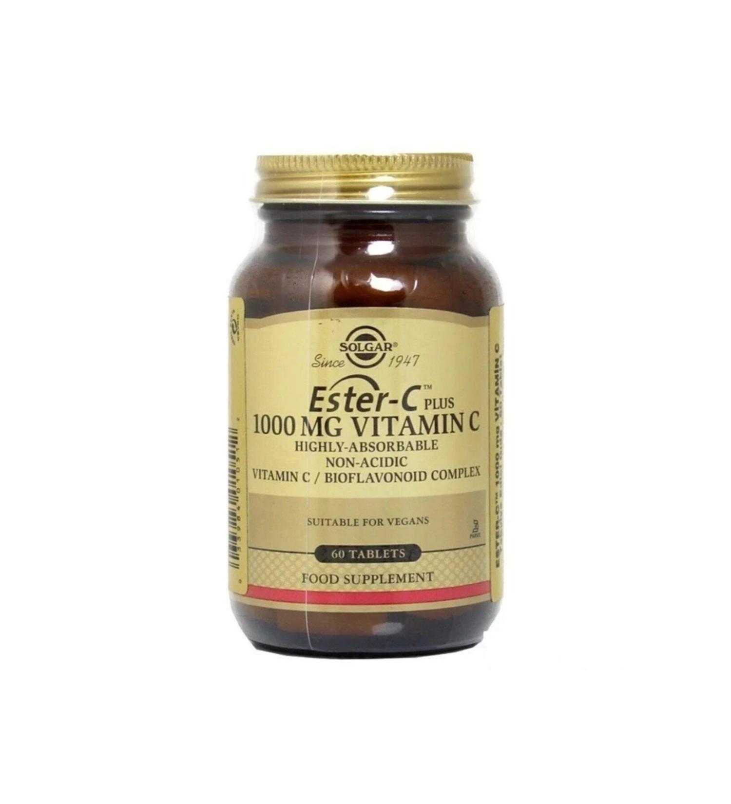 Solgar Ester C Plus 500 Mg 100 Capsules