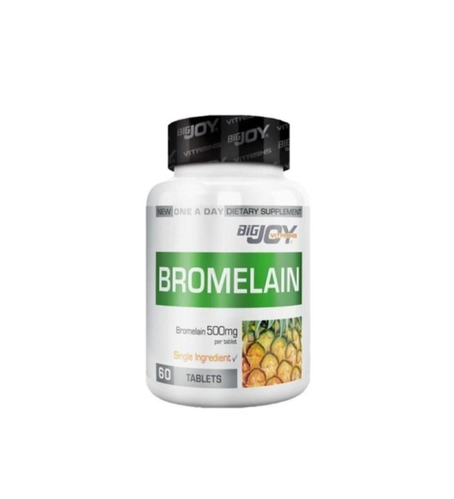 Big Joy Vitamins Bromelain 60 Tablets