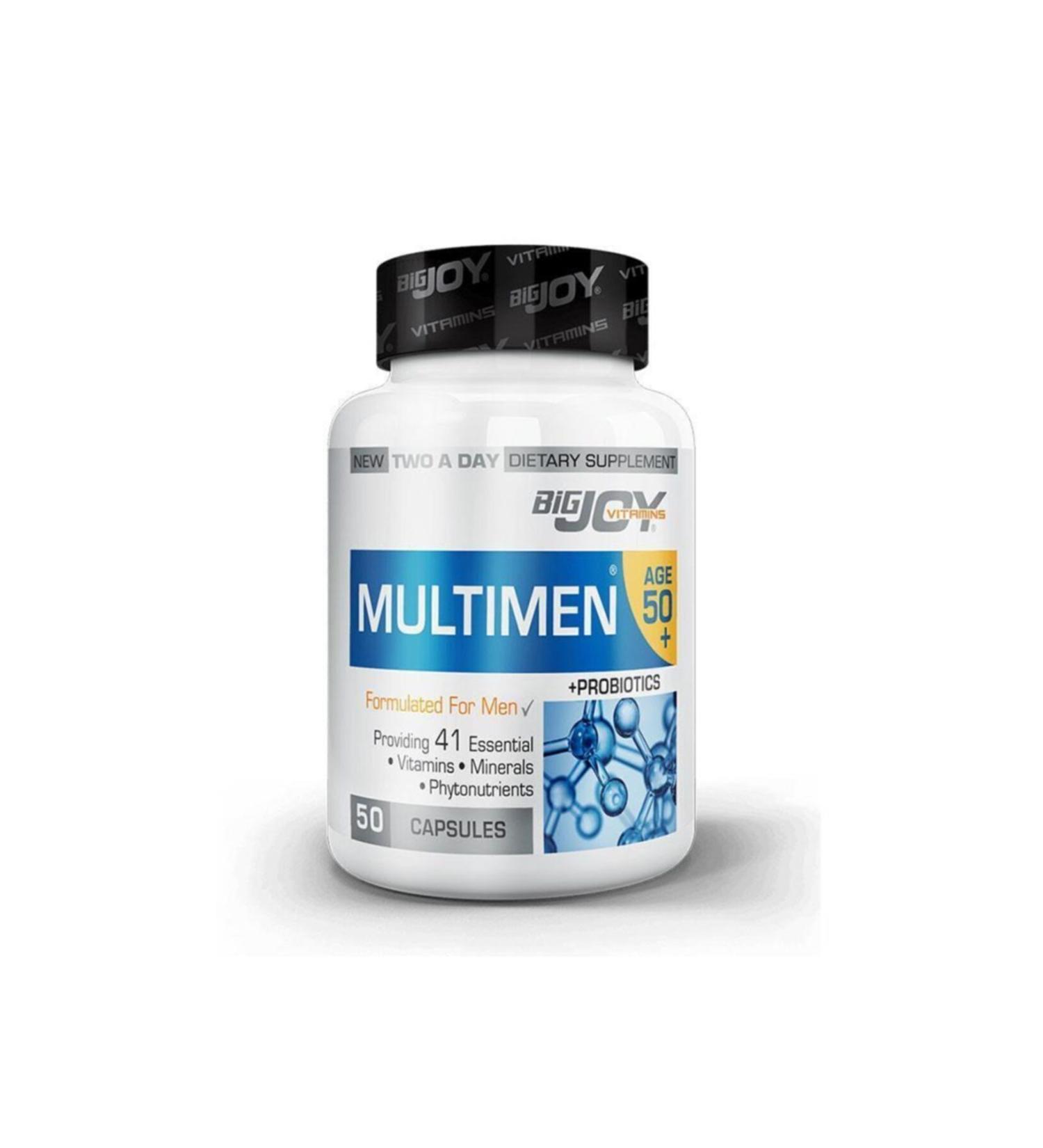 Bigjoy Vitamins Bigjoy Suda Multimen 50+ Mens Multivitamin 50 Herbal Capsules (bjv101)