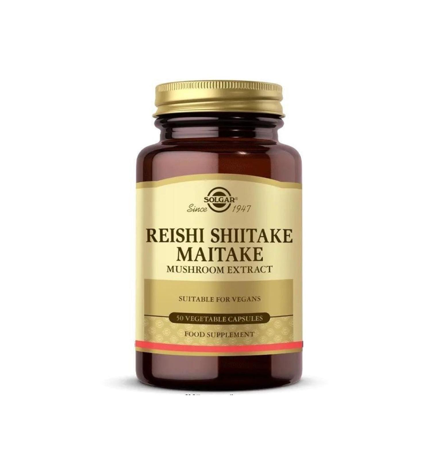 Solgar Reishi Shiitake Maitake Mushroom Extract