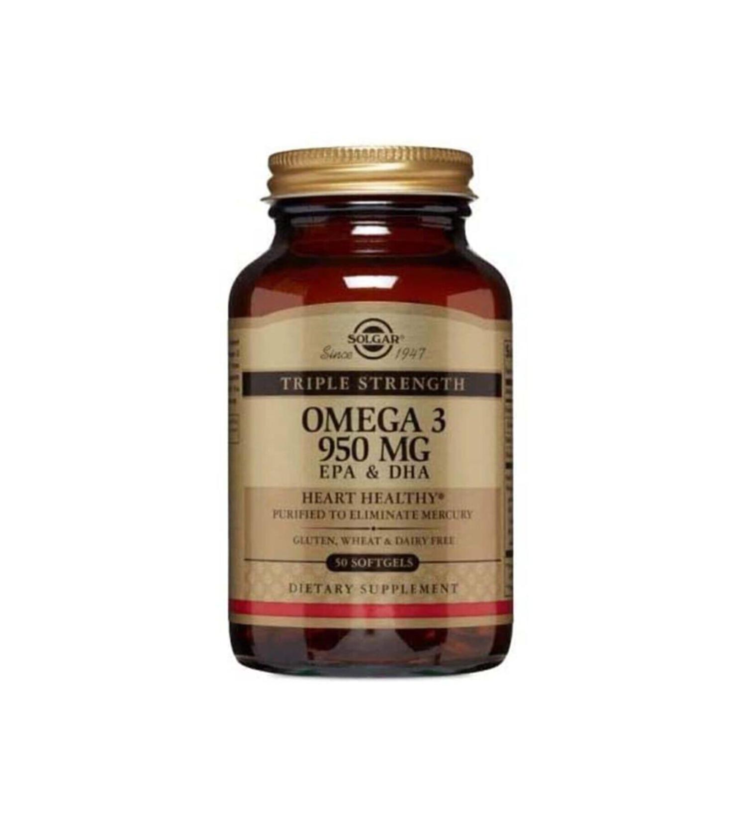 Solgar Omega-3 950 Mg 50 Softgel