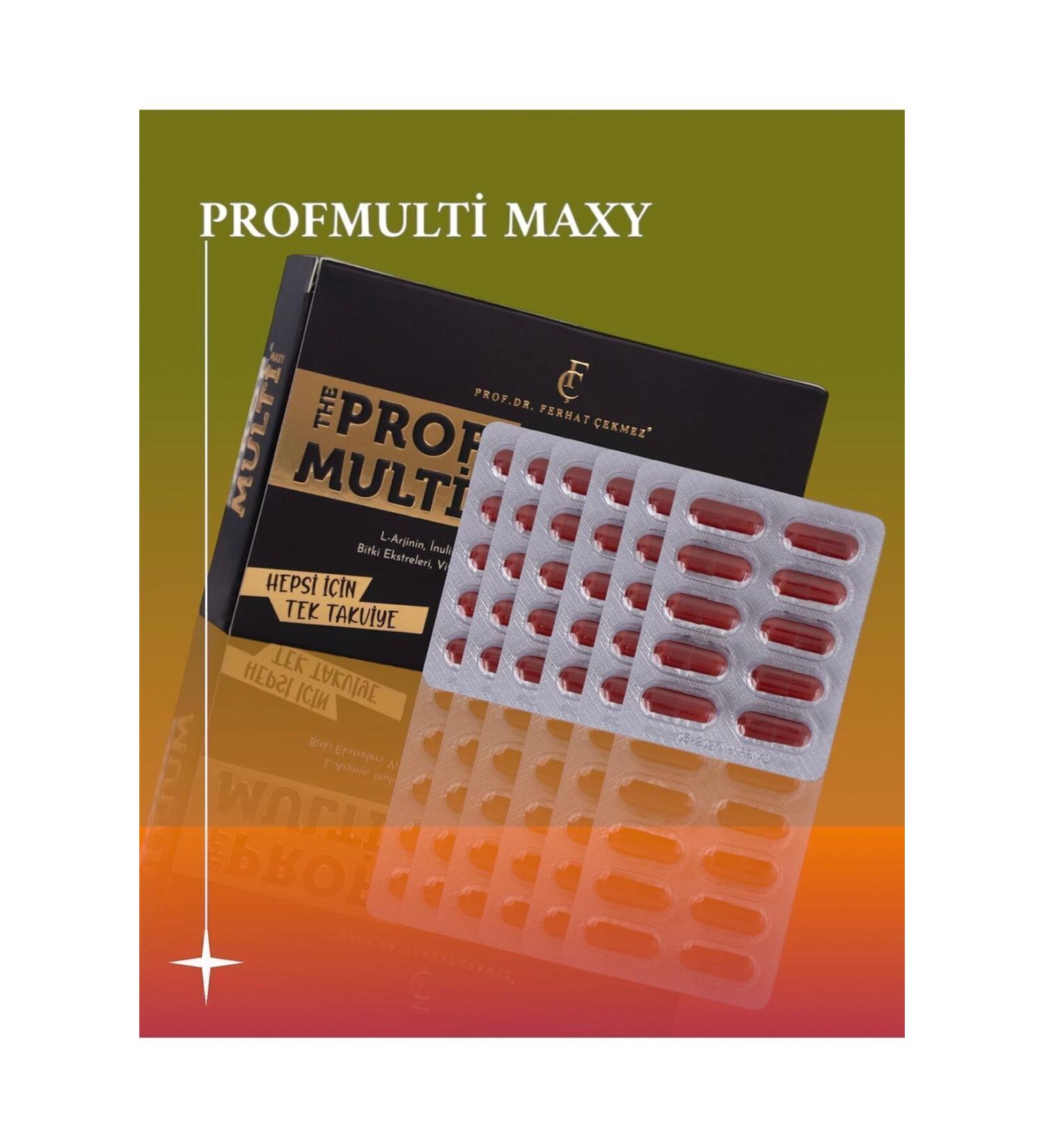 THEPROFMULTI Profmulti Maxy Vitamin 60 Tablets Specially Formulated by Expert Professors - Buy Online on GoSupps.com