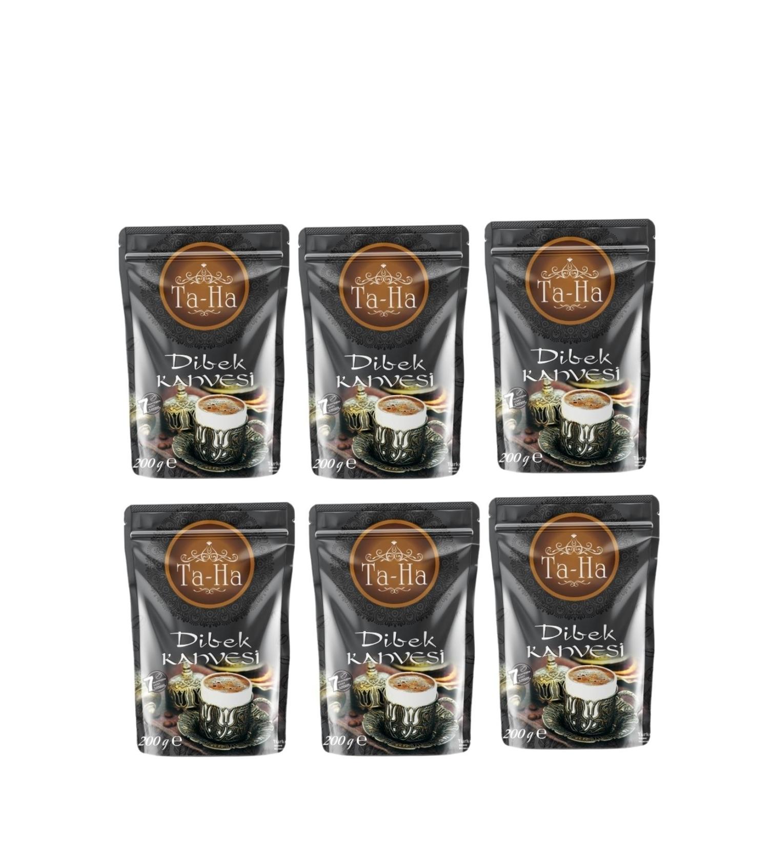 ta-ha coffee 2018 Dibek Coffee 200 Gr 6 Piece Set