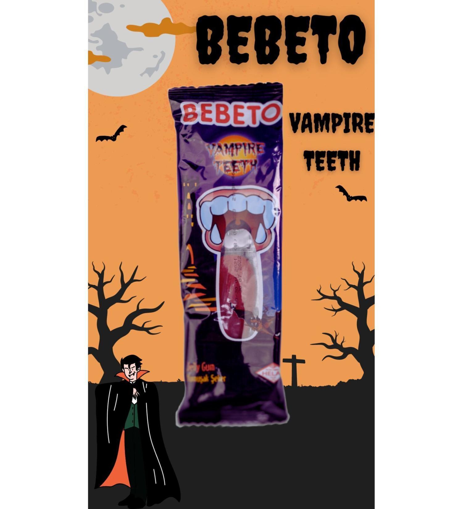 BEBETO Vampire Teeth Jelly (24 pieces) - Buy Online on GoSupps.com