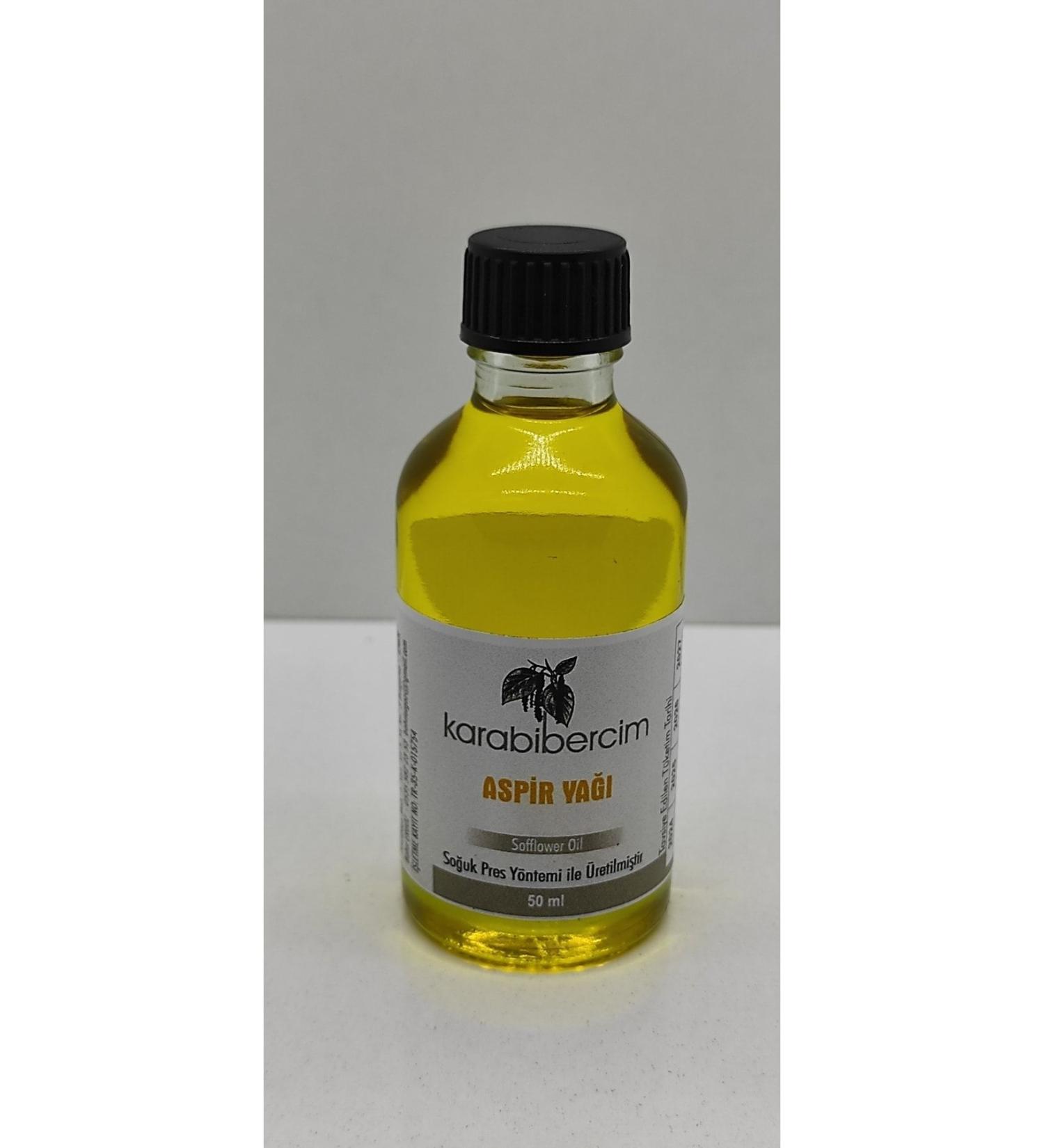 bibercim spice maker bahri Cold Pressed Safflower Seed Oil 50 Ml