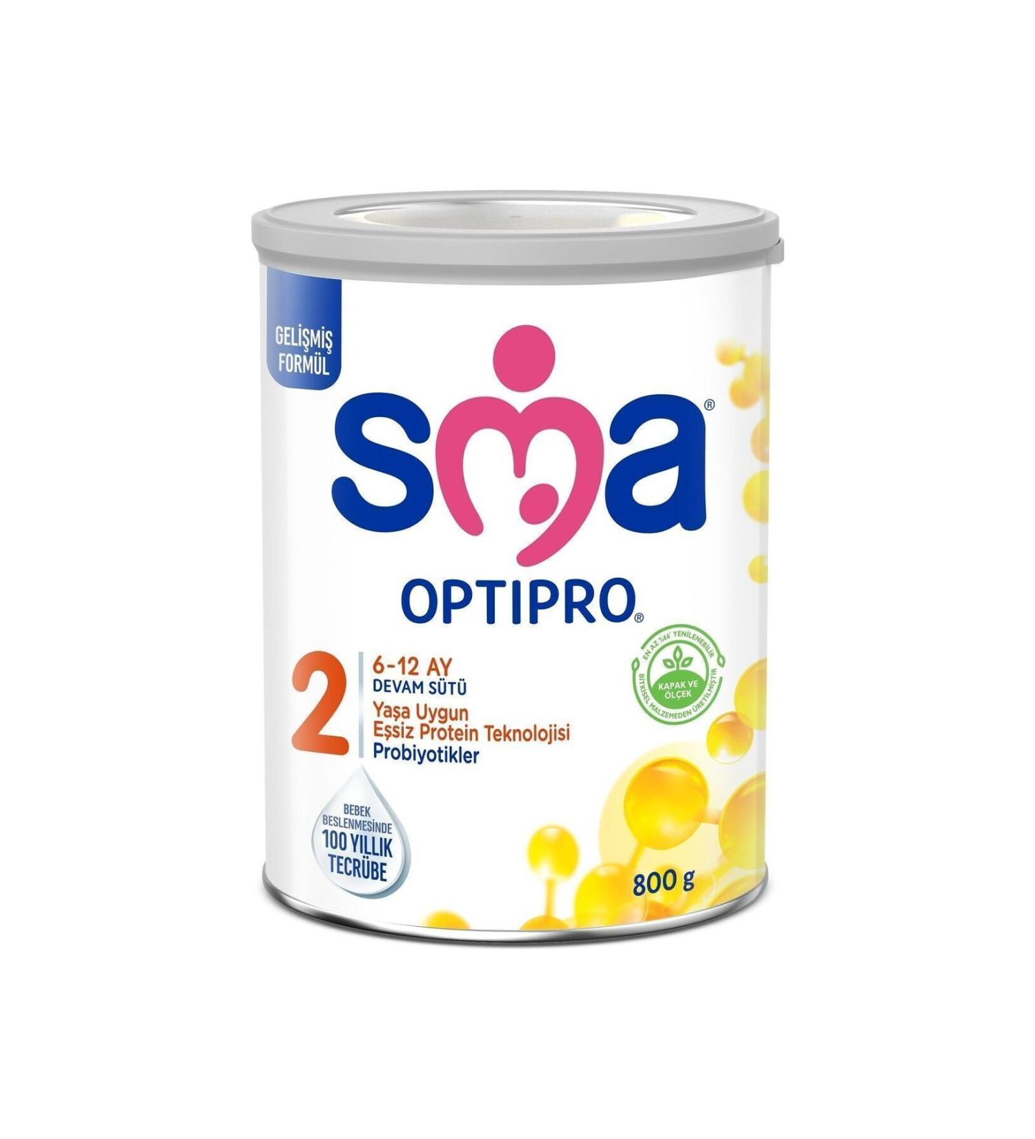 SMA 2 Optipro Probiotic Follow-On Milk 800 gr