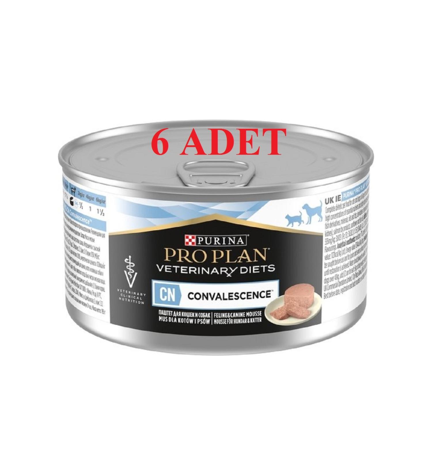 Pro Plan Veterinary Diets CN Concalescence Canned Cat and Dog Food 195 gr X 6 PIECES