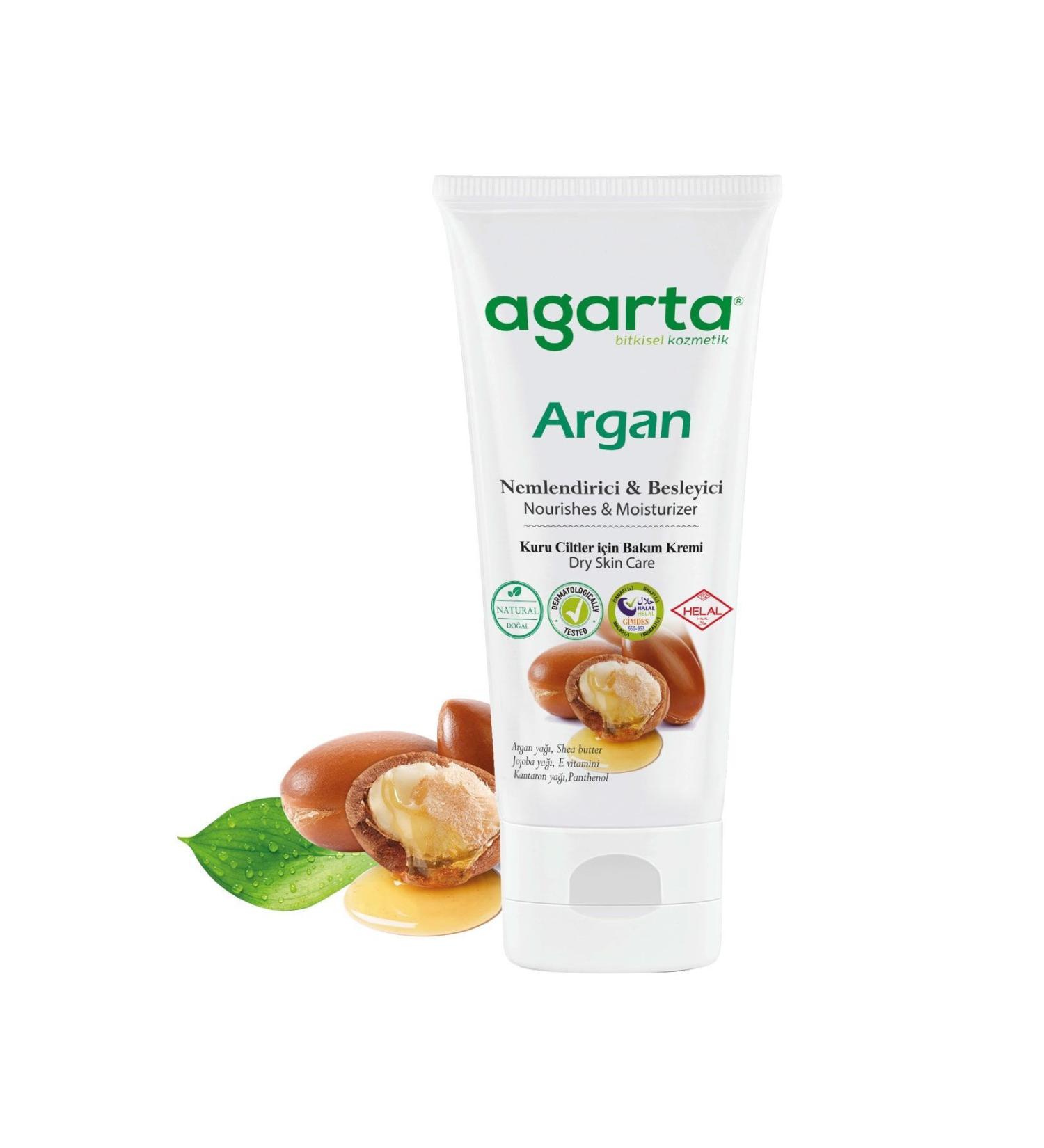 Agarta Natural Argan Moisturizing and Nourishing Cream 75ml 680164022159