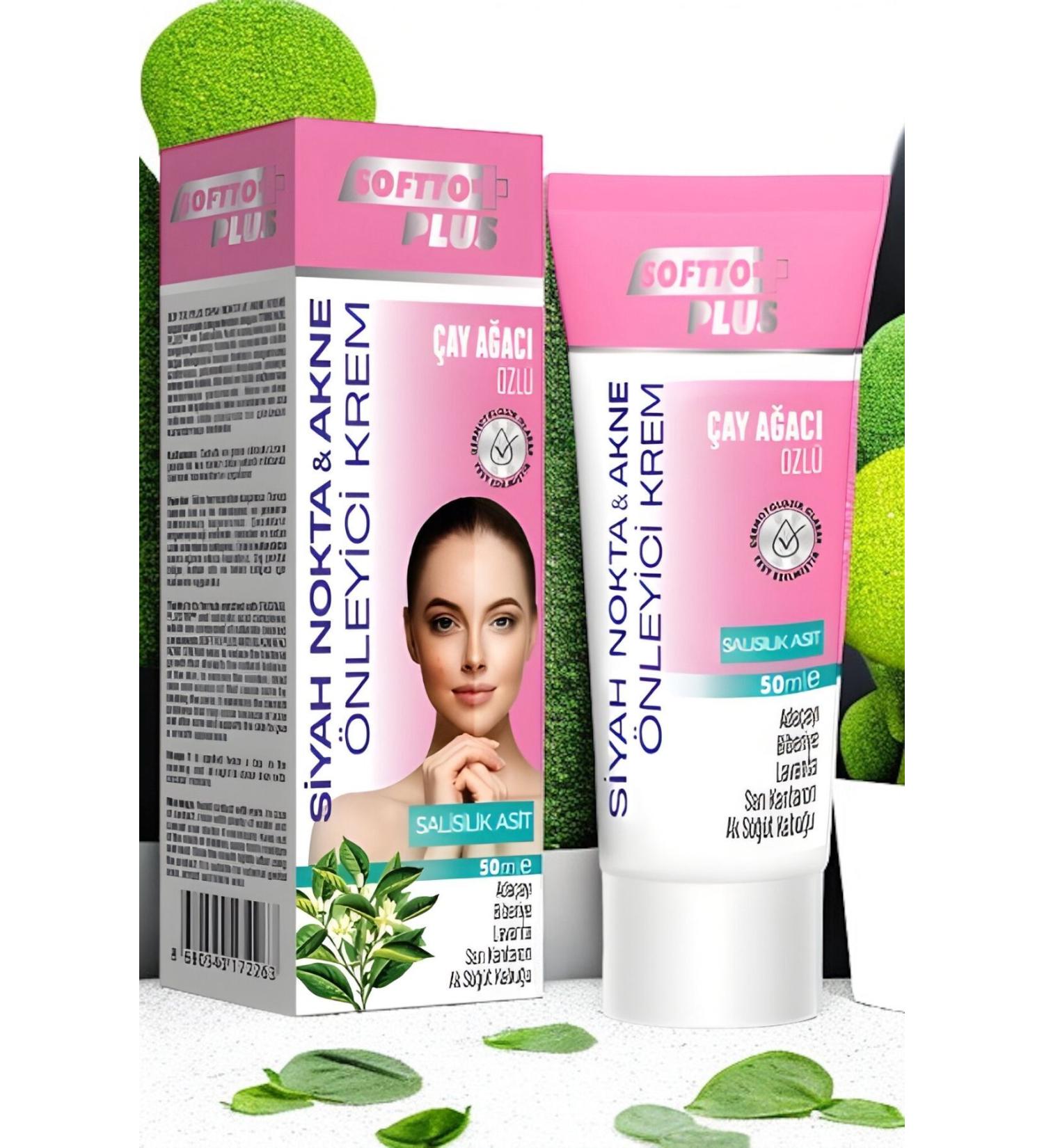 Softo Plus Softto Plus Blackhead and Acne Prevention Cream Tea Tree Extract - Buy Online on GoSupps.com