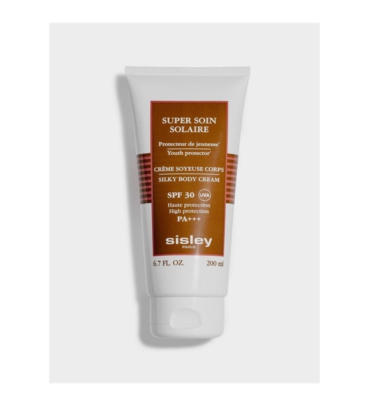 Sisley Anti-Wrinkle Anti-Brown Spot Super Soin Solaire - SPF 30+ Silky Body Cream 200 Ml.