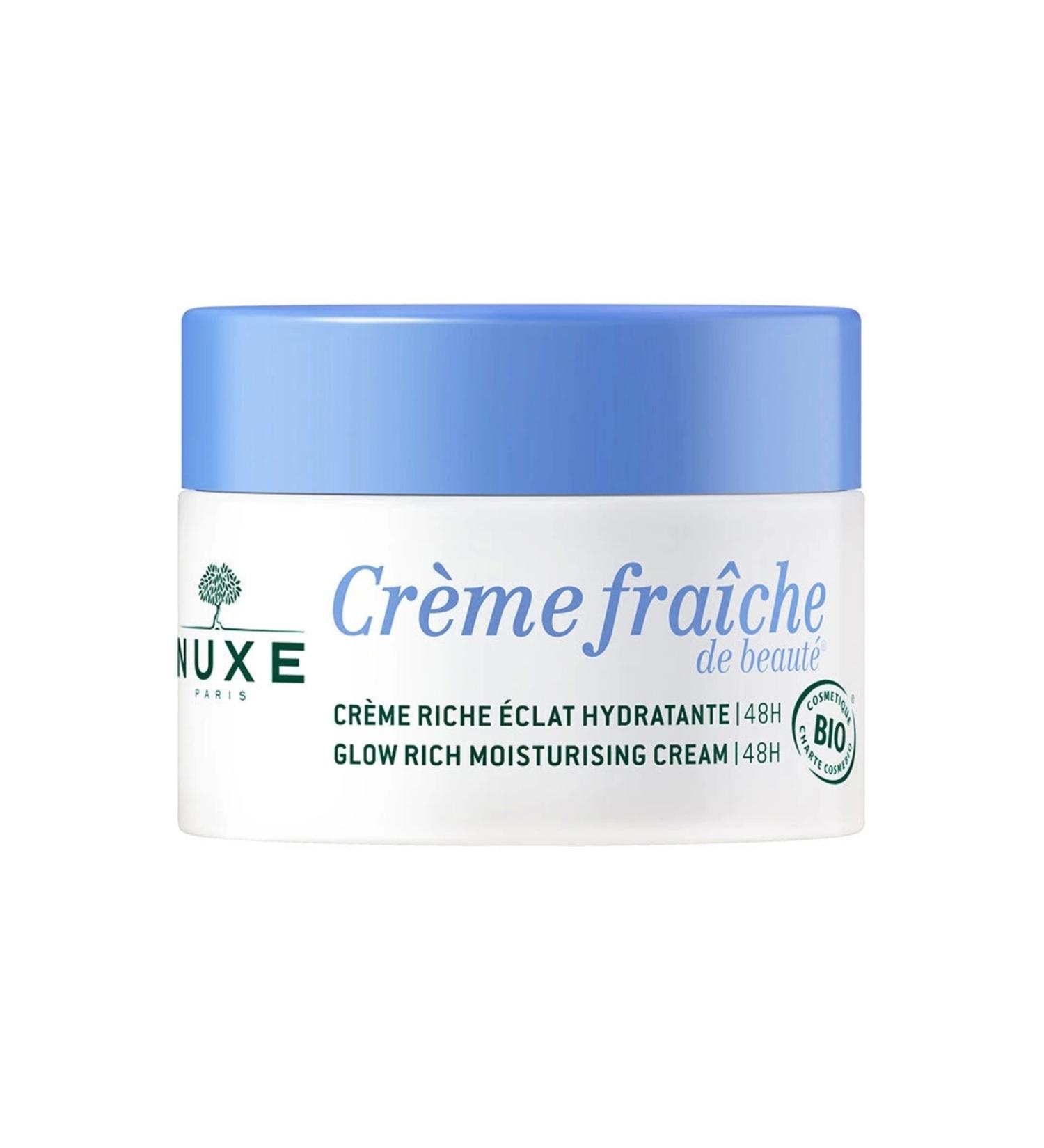 Nuxe Creme Fraiche De Beaute 48 Hour Moisturizing Organic Intensive Care Cream 50 ml