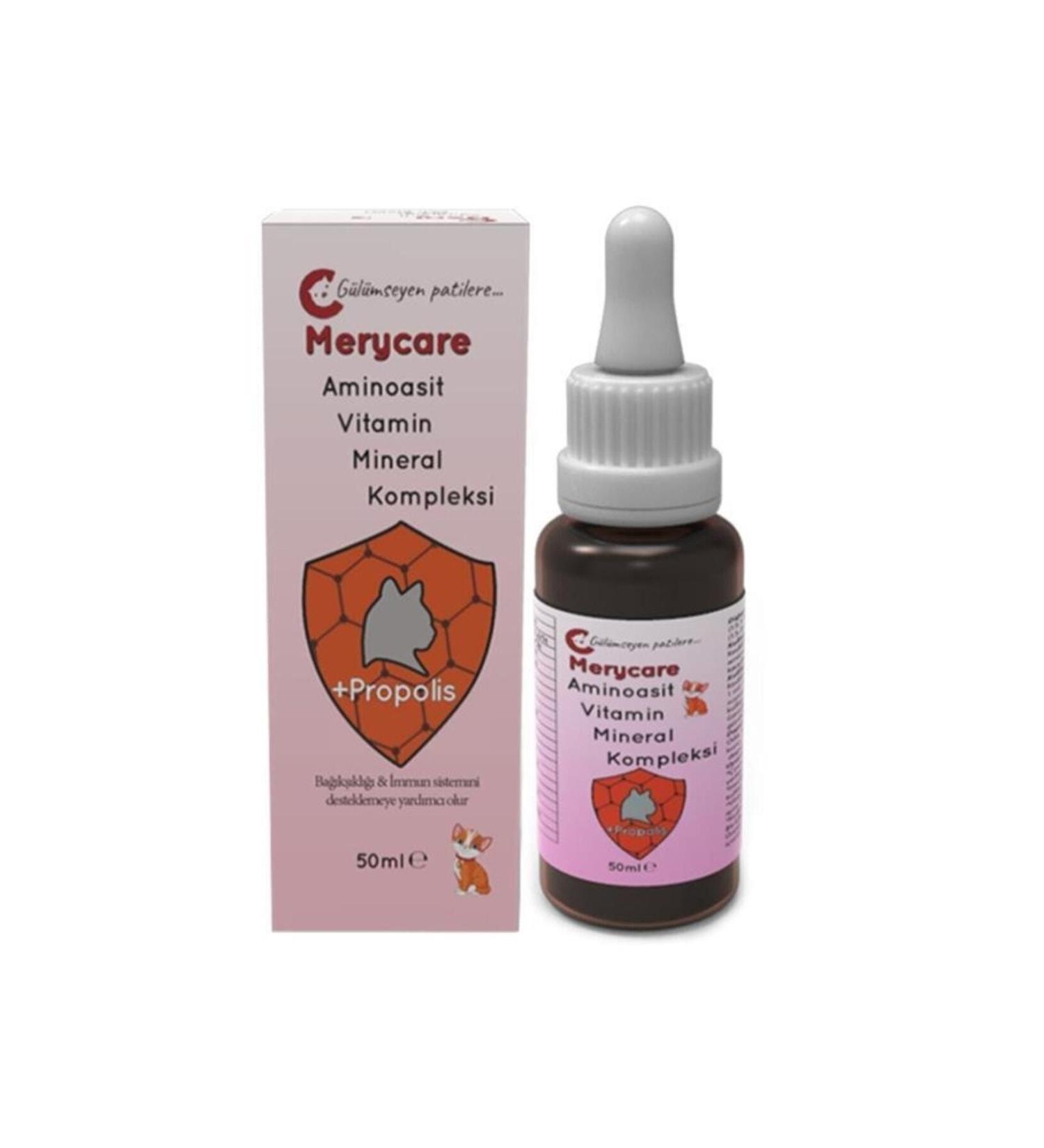 MERYCARE Amino Acid Vitamin Mineral Complex for Cats and Dogs - 50ml