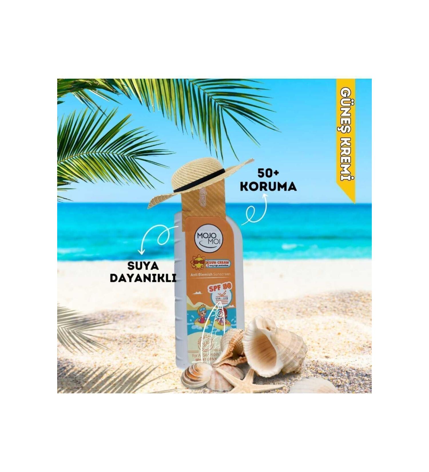 Mojo Moi Baby and Children Spf50 Protective Face and Body Sun Cream 100 ml