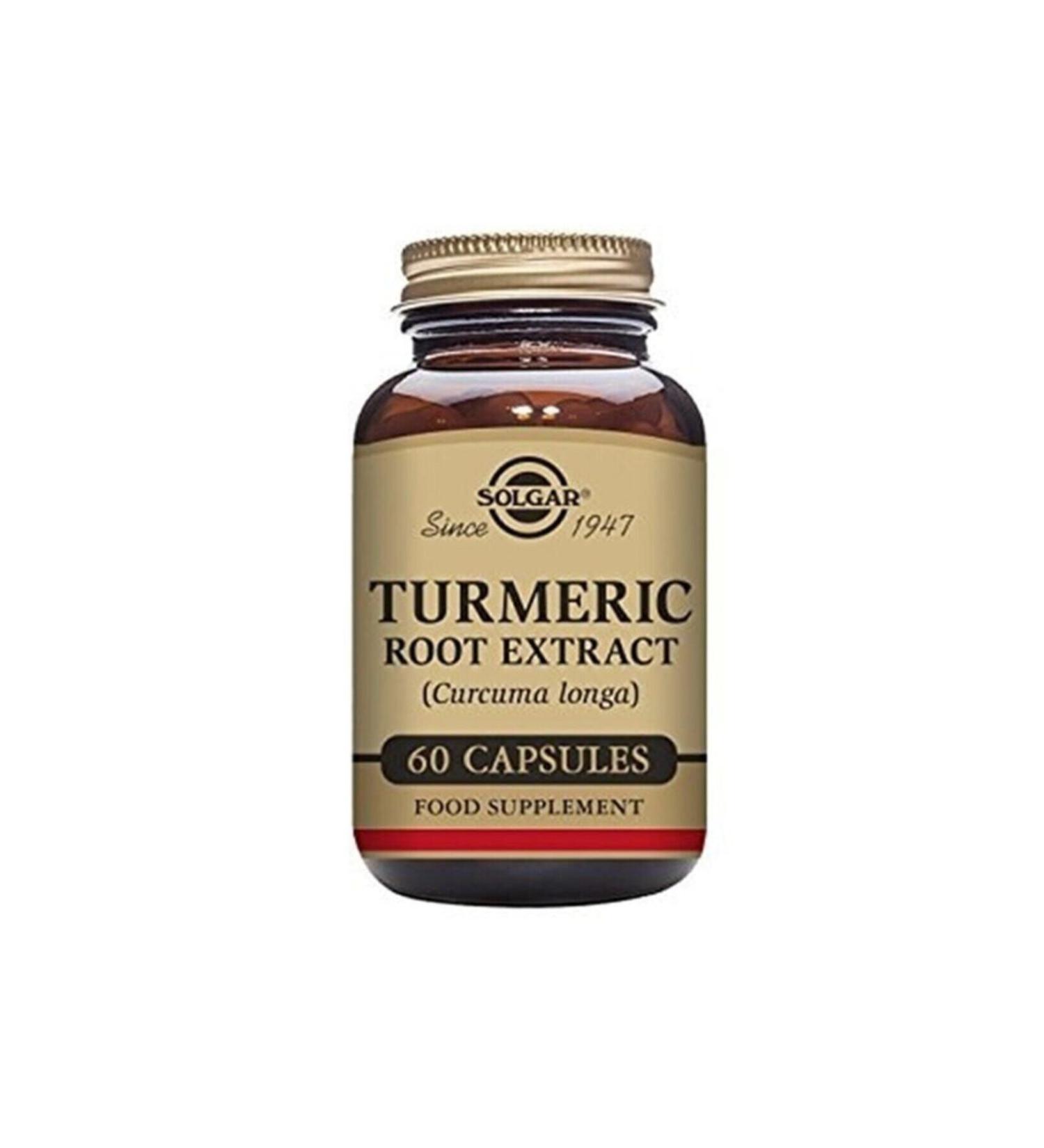 Solgar Turmeric Root Extract 60 V-capsules