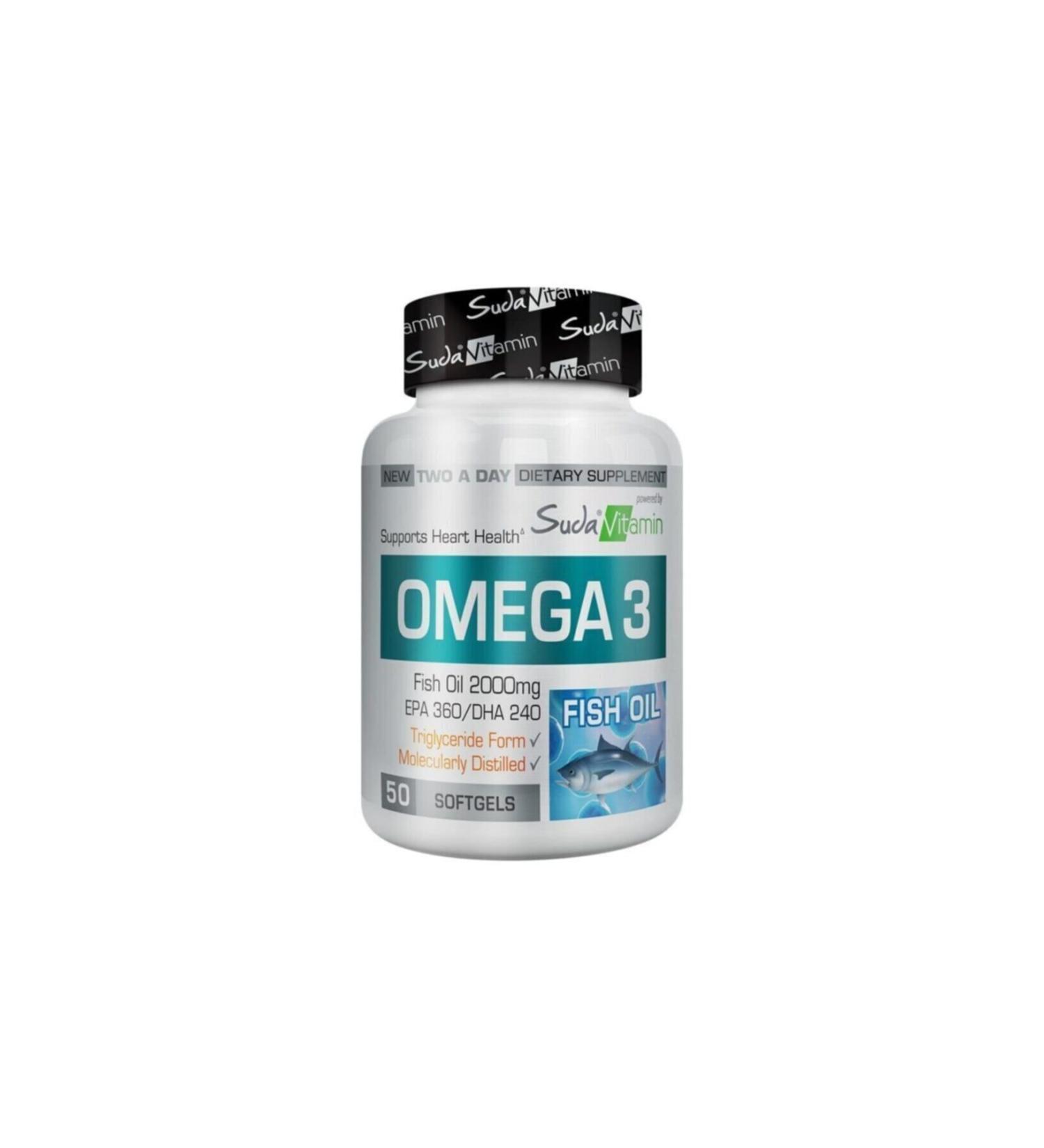 Bigjoy Vitamins Bigjoy Omega 3 Softgel 50 Capsules 2000 Mg