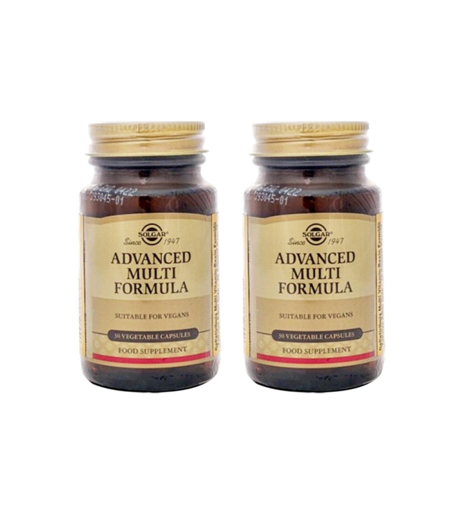 Solgar Advanced Multi (antioxidant) Formula 30 Capsules 2 Pieces