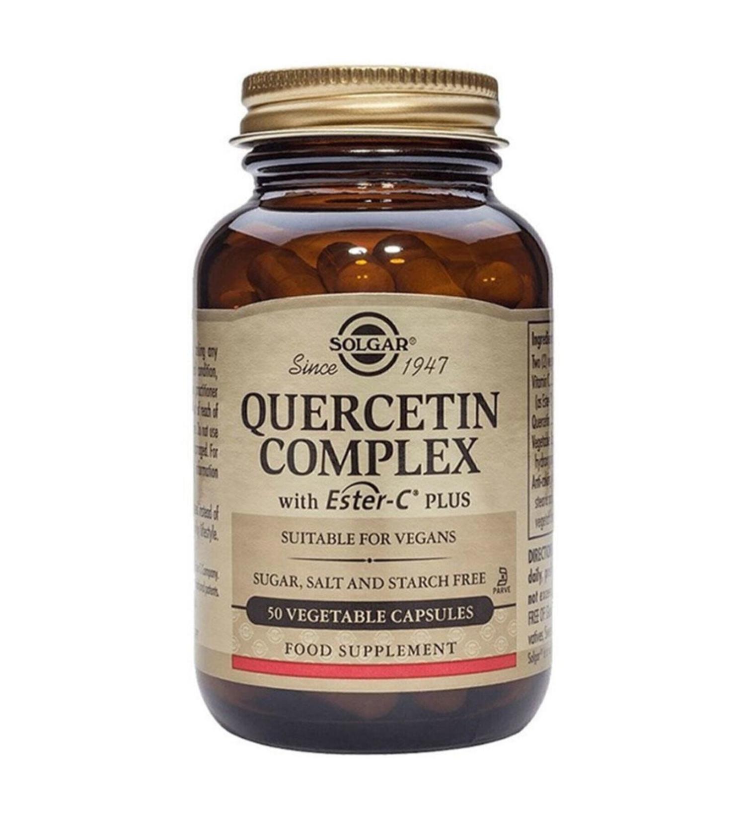 Solgar Quercetin Complex With Ester C Plus 50 Capsules