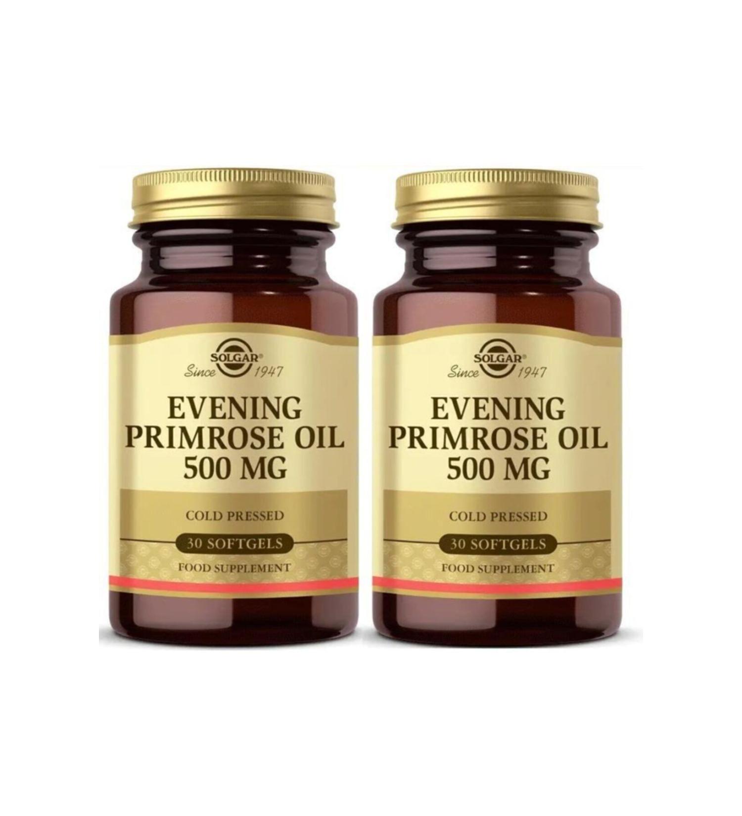 Solgar Evening Primrose 500 Mg 30 Capsules 2 Pieces