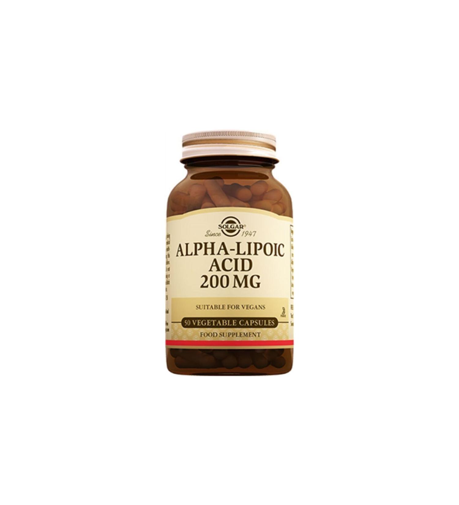 Solgar Alpha Lipoic Acid 200 mg 50 Kp