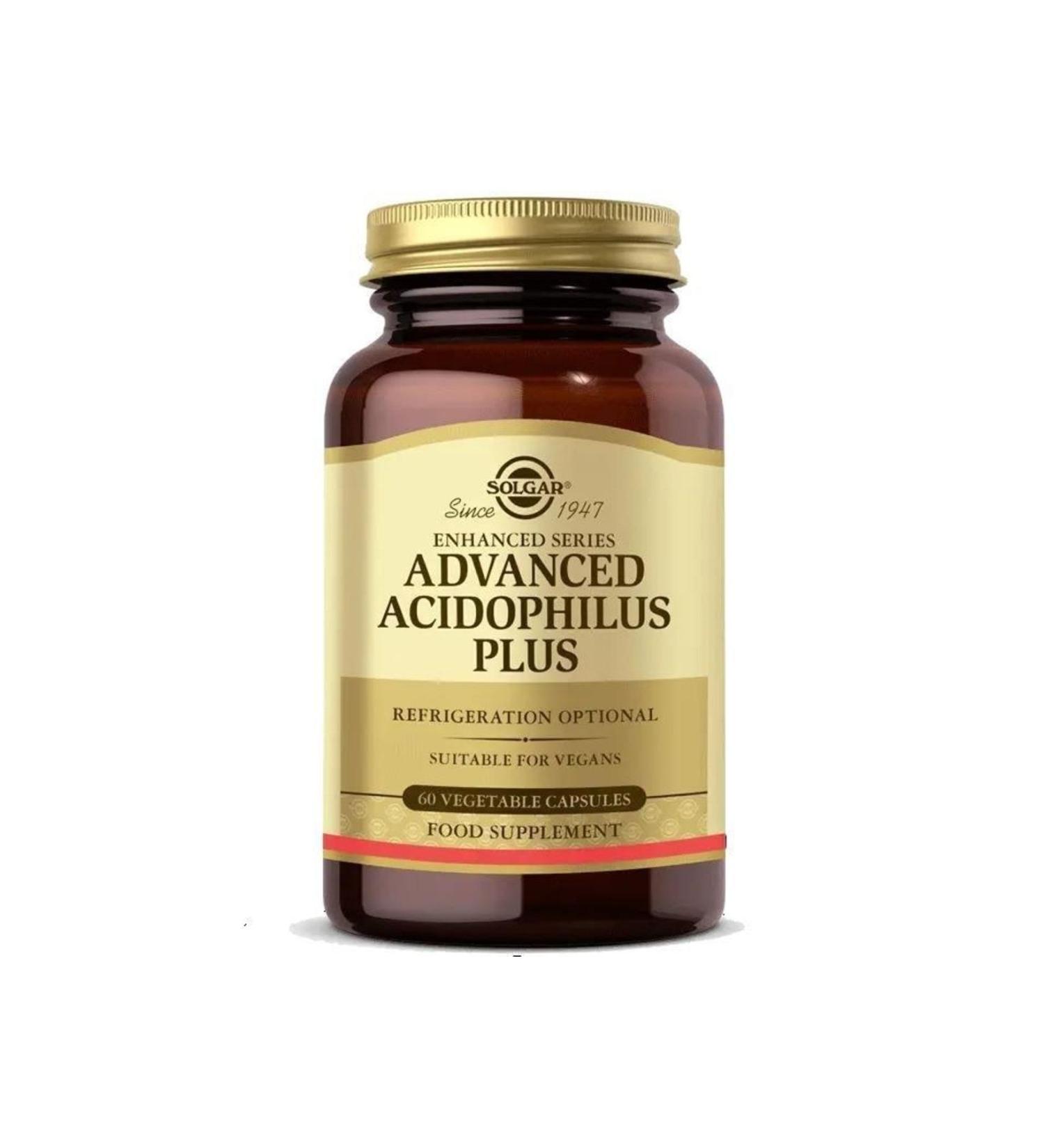 Solgar Advanced Acidophilus Plus 60 Capsules