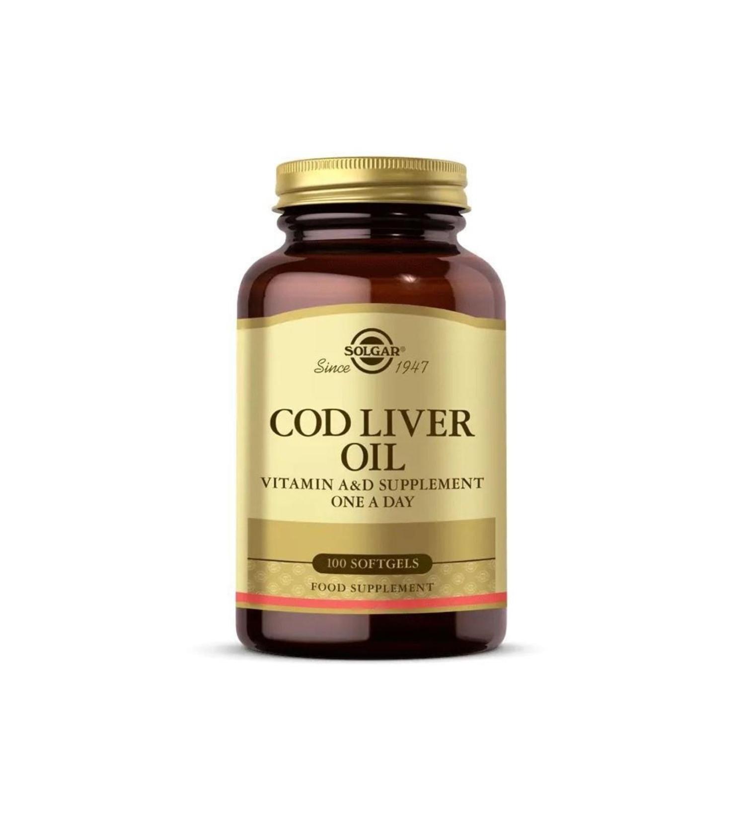 Solgar Cod Liver Oil 100 Capsules