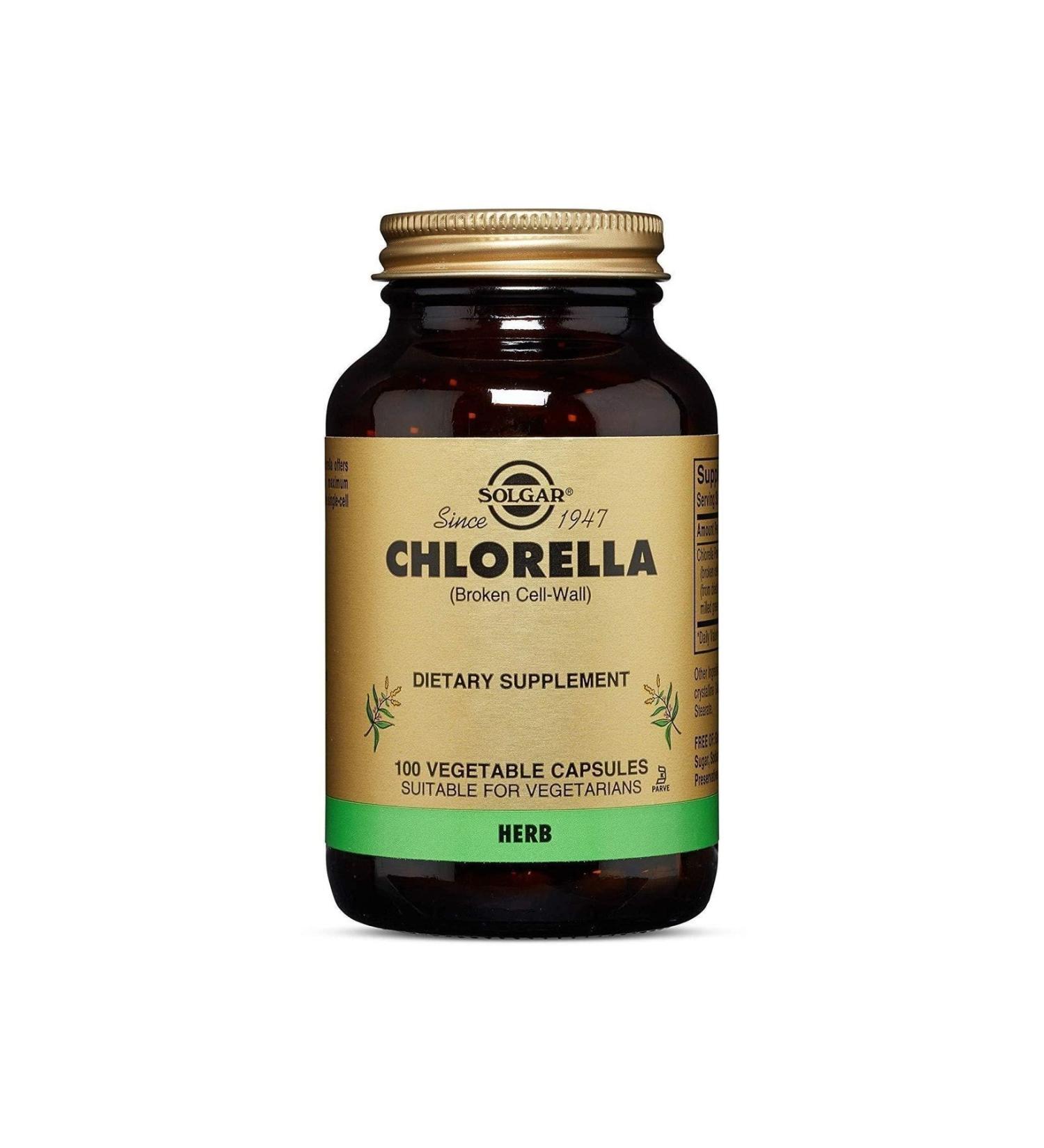 Solgar Chlorella 520 Mg 100 Capsules