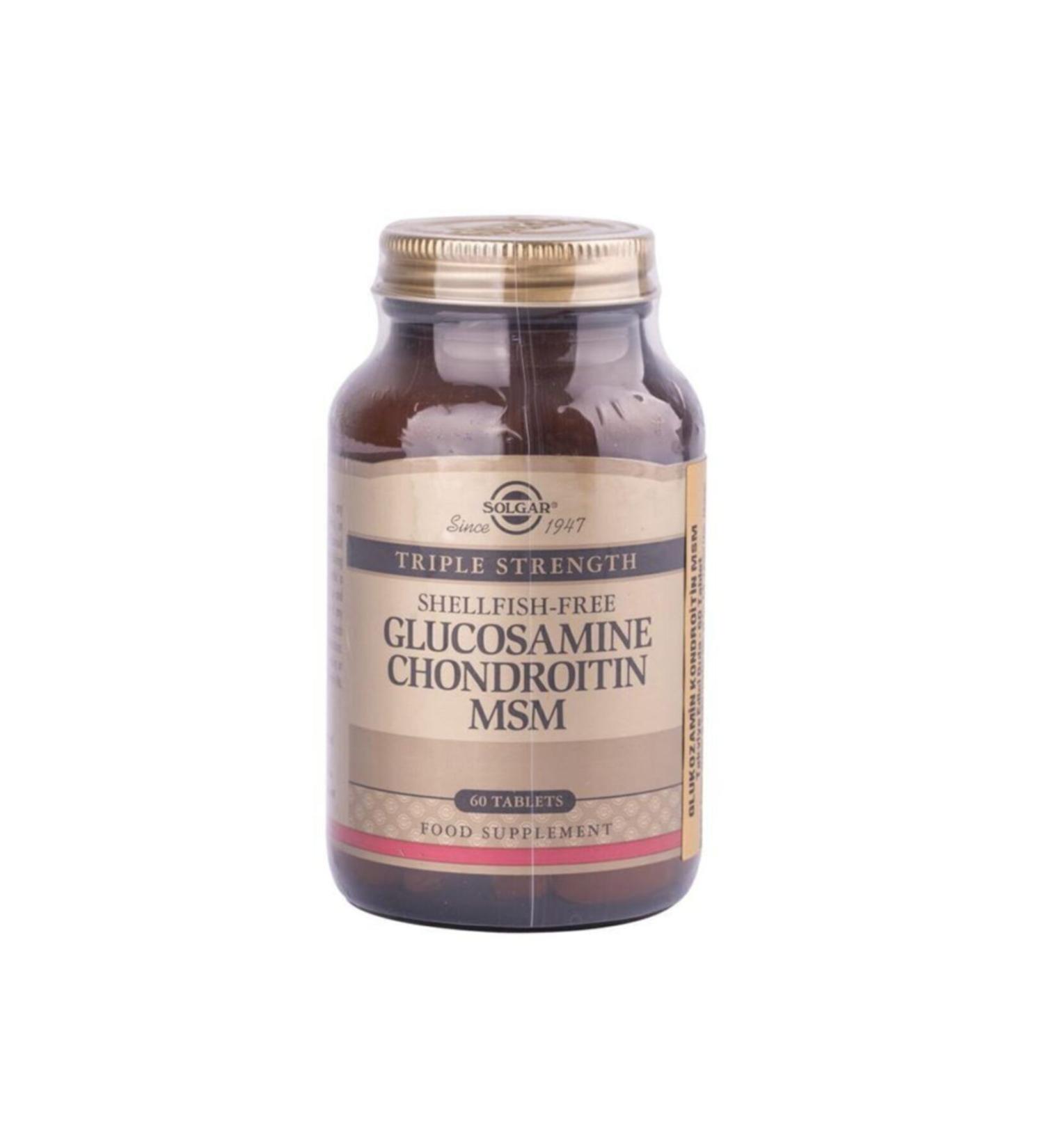 Solgar Glucosamine Chondroitin Msm 60 Tablets