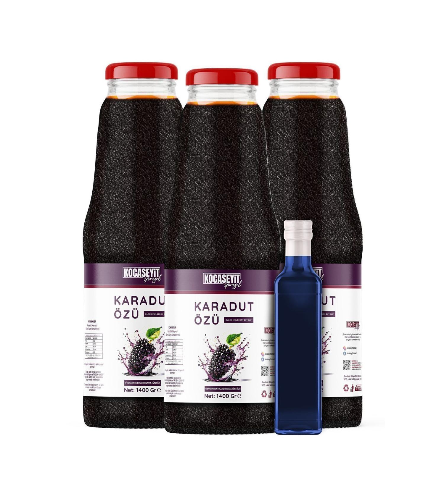 HAVRAN KOCASEYIT 3 Pieces Black Mulberry Extract 1400 gr Blueberry Extract 350 gr - Buy Online on GoSupps.com