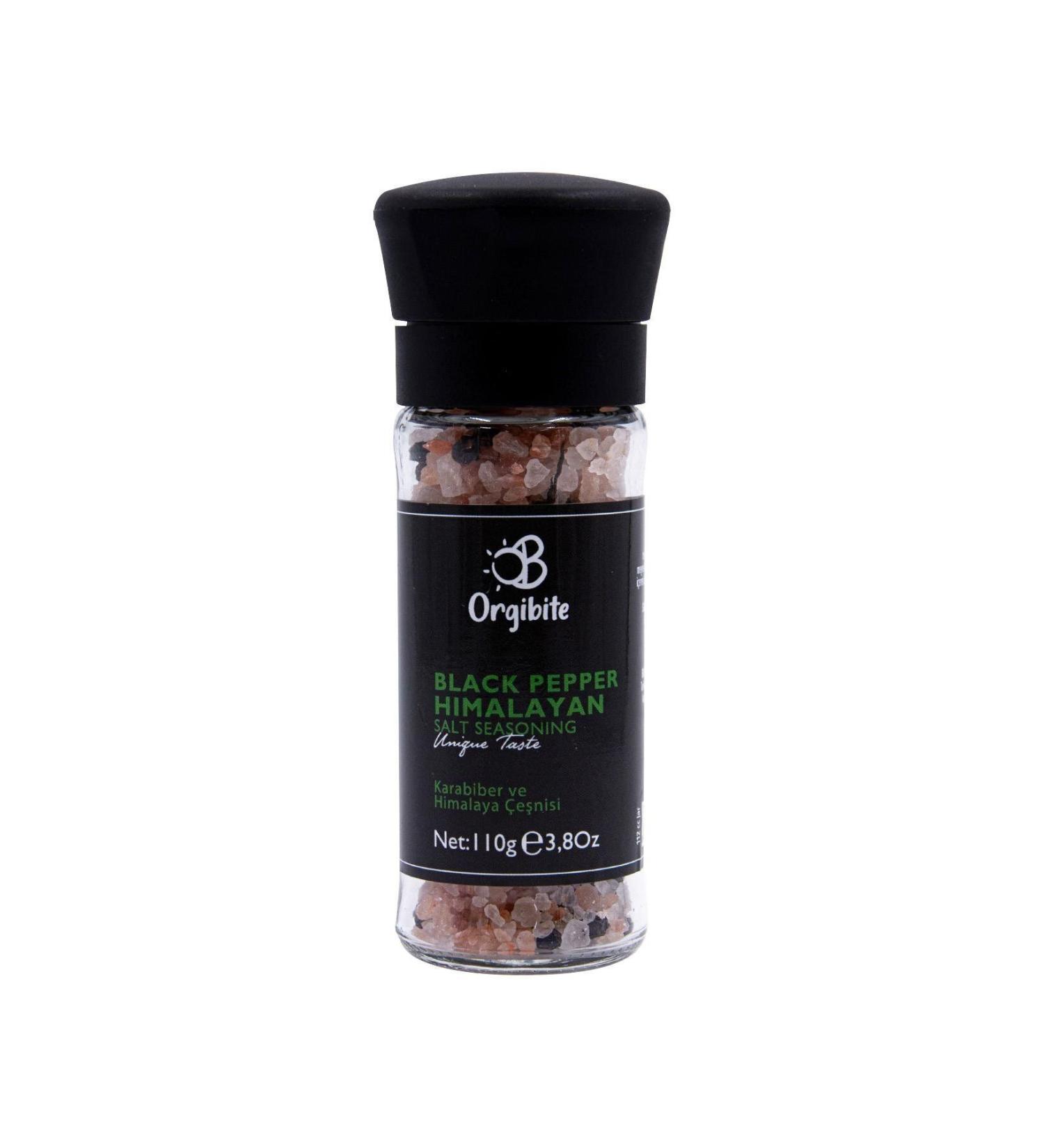Orgibite 110gr Black Pepper and Himalayan Salt