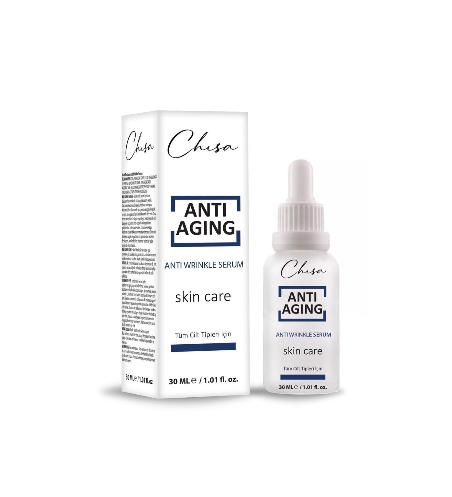 Chisa Anti-Aging Hyaluronic Acid Skin Serum - Powerful Moisturizer for Youthful and Glowing Skin - Buy Online on GoSupps.com