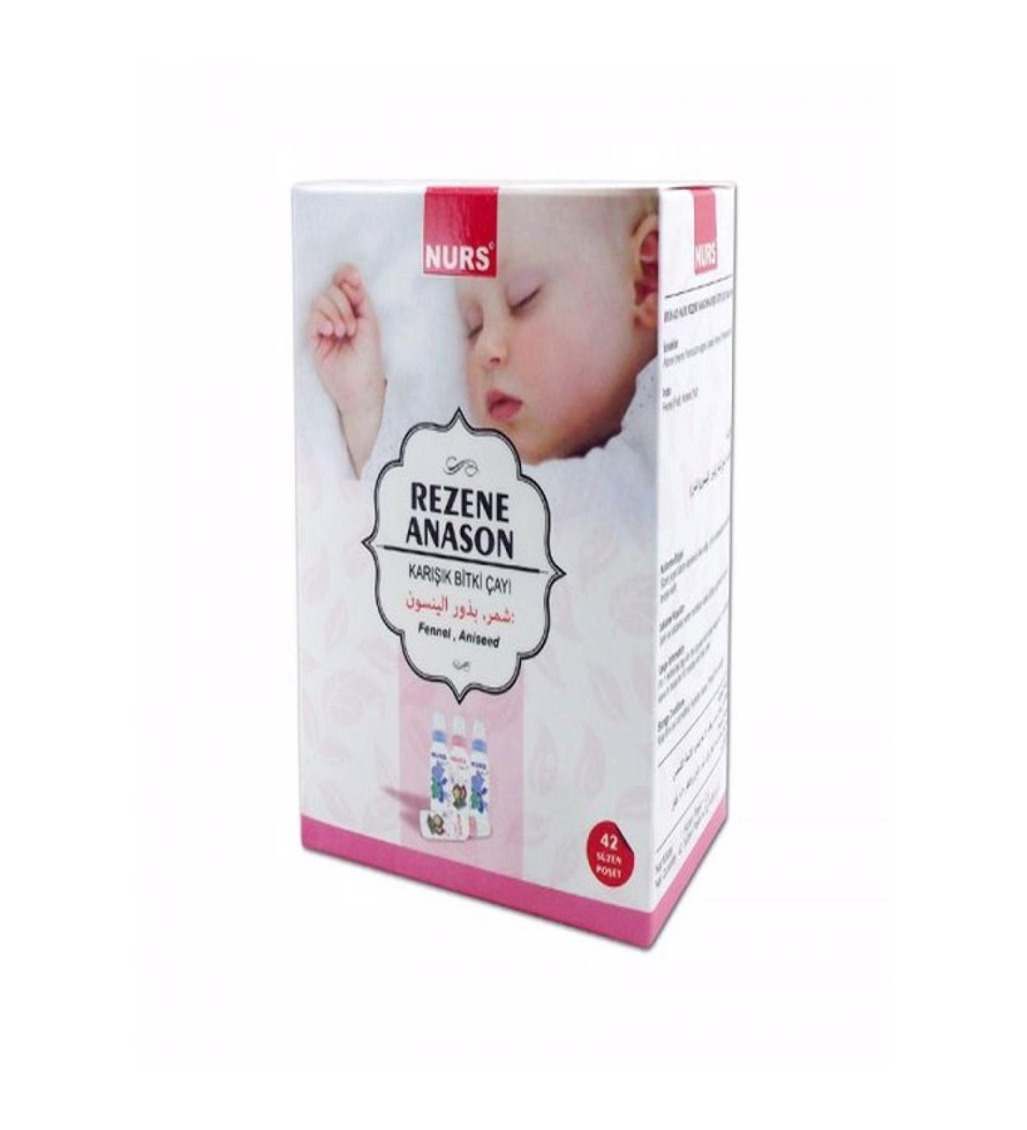 Nurs Lokman Hekim - Fennel Anise Tea 42 Snow Plant Filter Bag