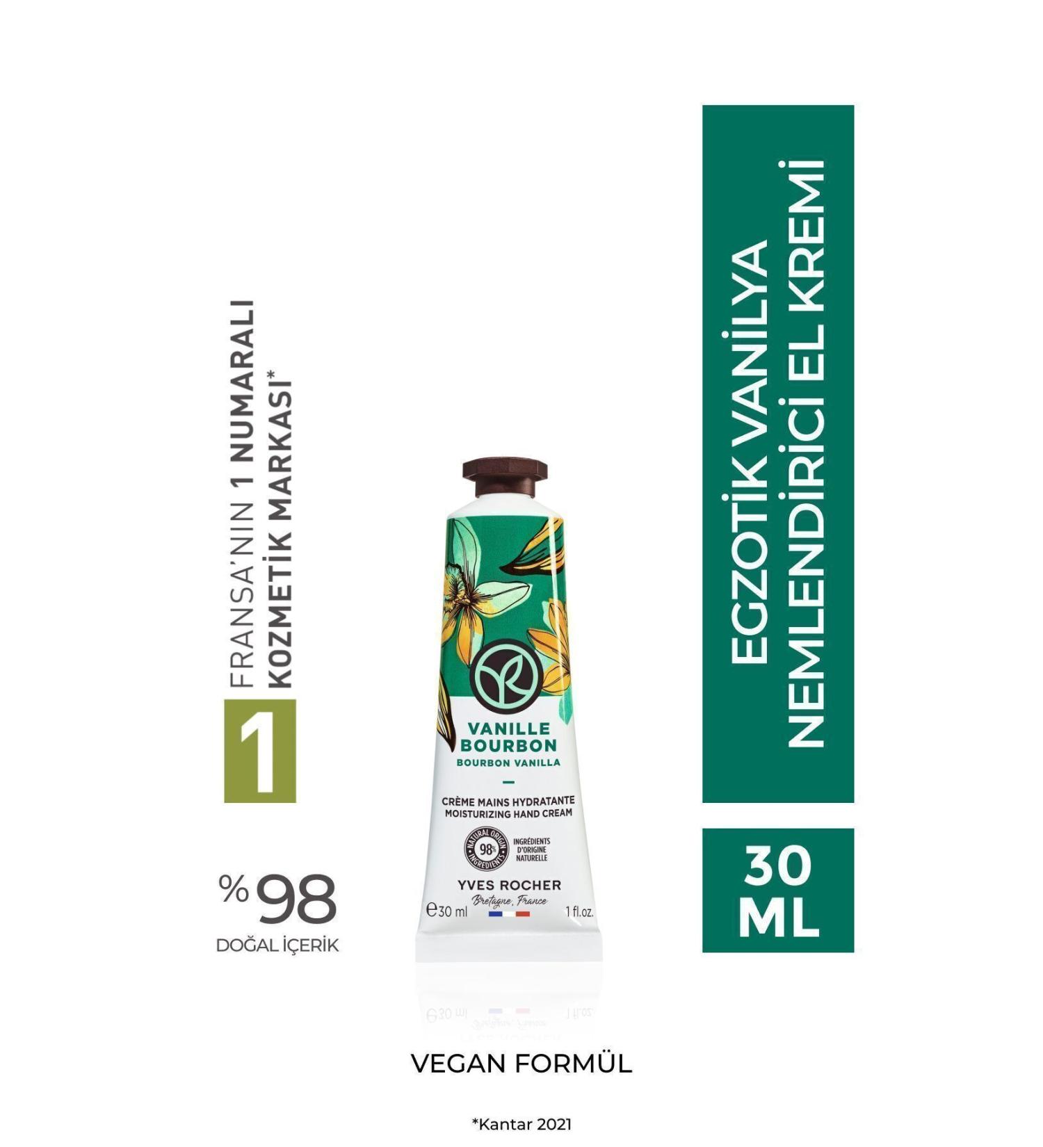 Yves Rocher Moisturizing Hand Cream - Exotic Vanilla - 30ml - Buy Online on GoSupps.com