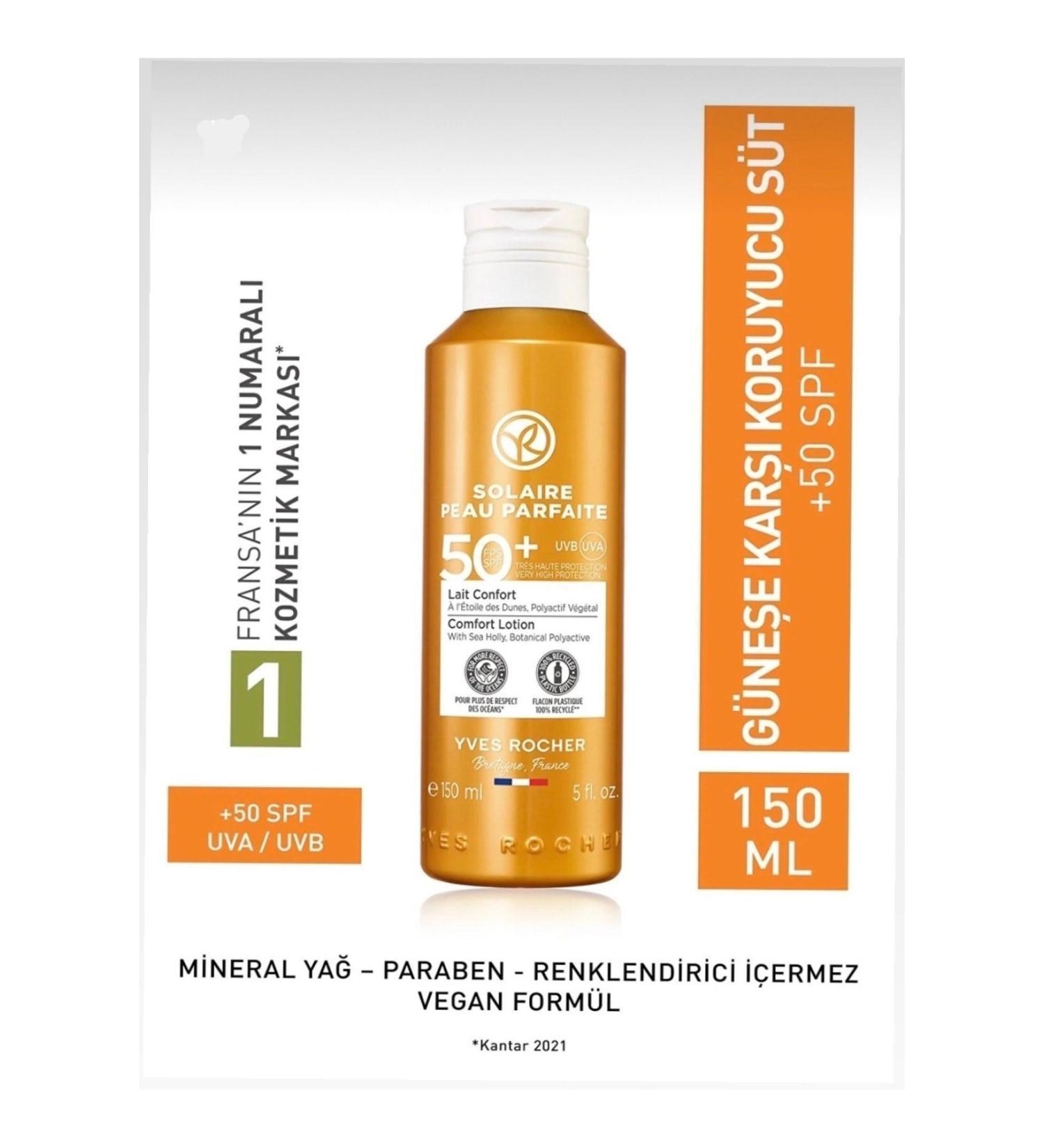 Yves Naturel Yves Rocher 50 Spf Sun Protection Milk 150 Ml - Buy Online on GoSupps.com