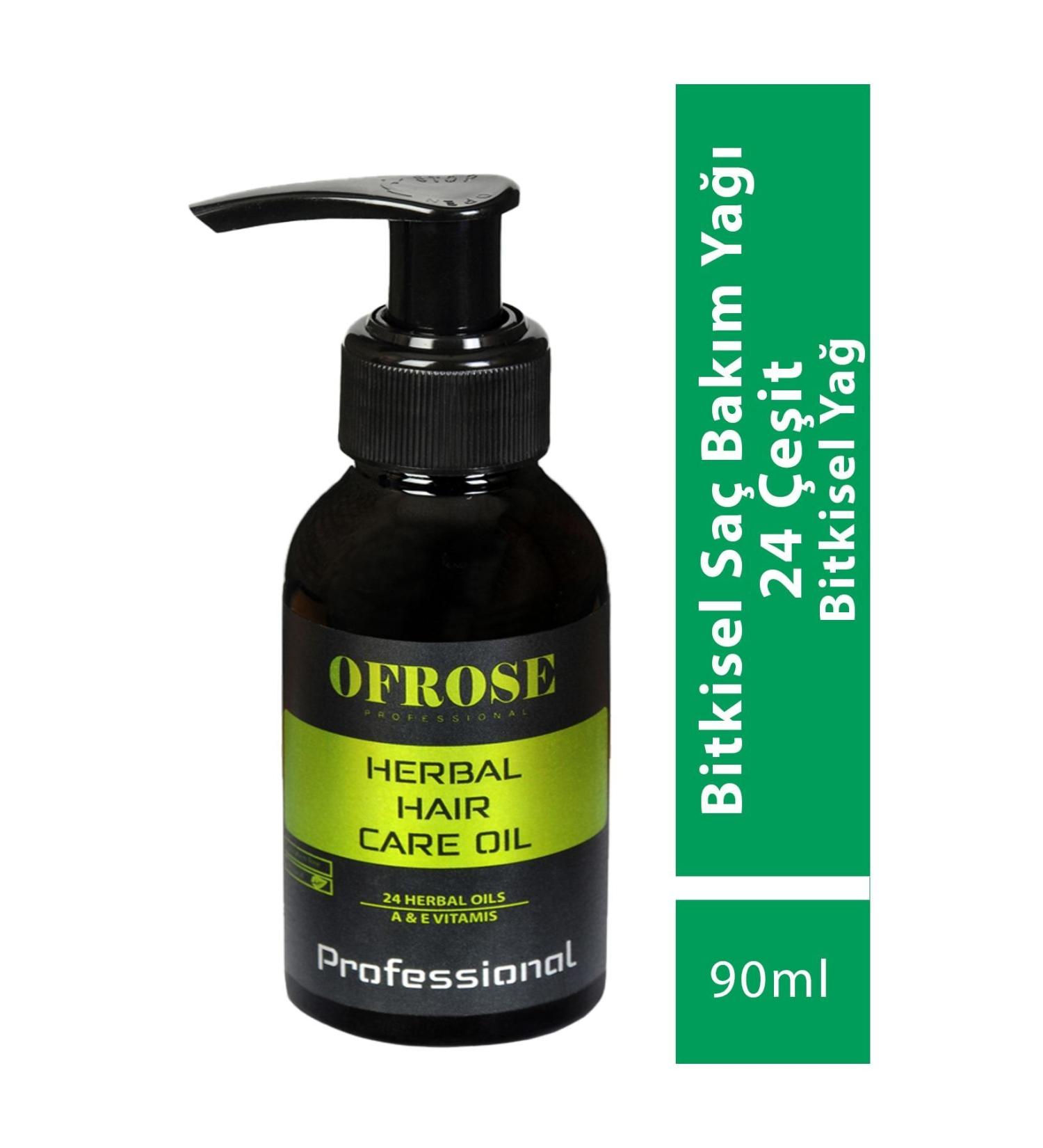 OFROSE 24 Types Natural Herbal Hair Care Oil 90 Ml