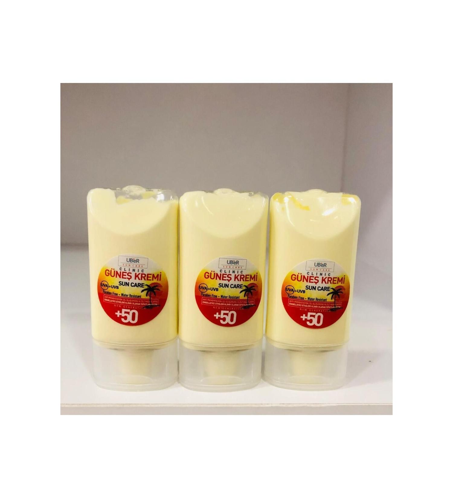Uber Sun Care Clinic Sun Cream +50 Spf 30 Ml 3 Pieces