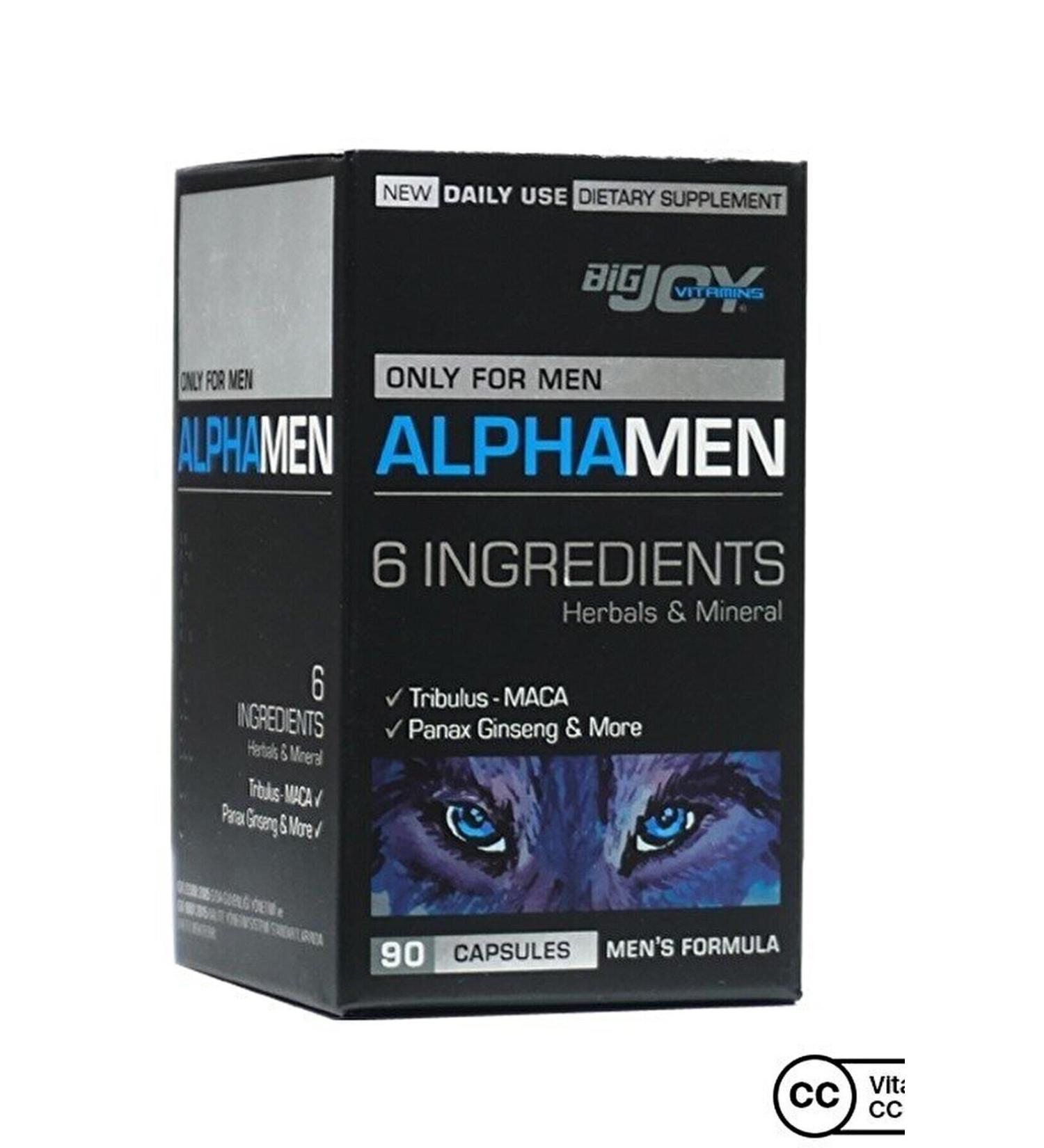 Big Joy Bigjoy Vitamins Alphamen 90 Capsules