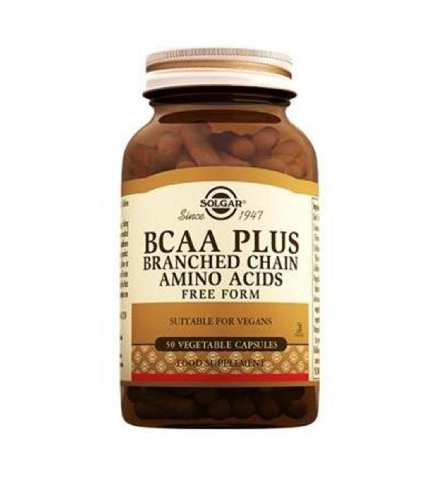 Solgar Bcaa Plus Branched Chain Amino Acids 50 Capsules