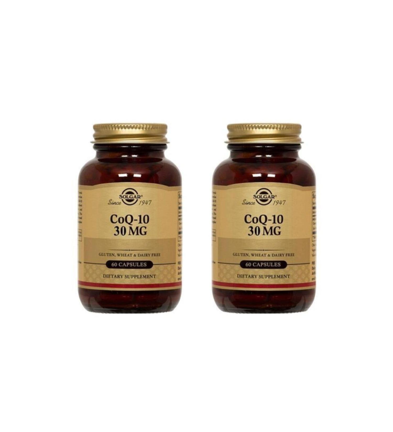 Solgar Coenzyme Q-10 30 Mg 60 Capsules 2 Pieces