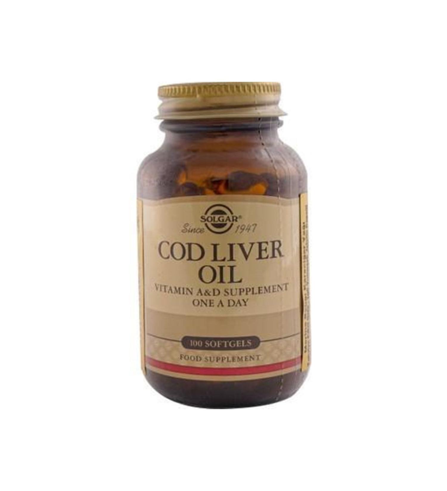 Solgar Cod Liver Oil 100 Capsules