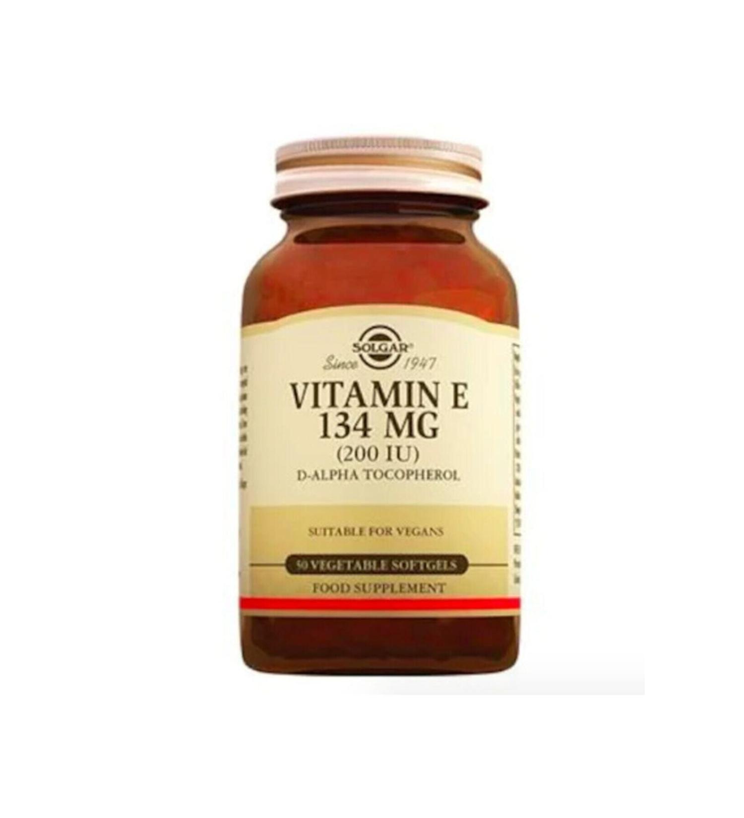 Solgar Vitamin E 200 Iu 50 Capsules