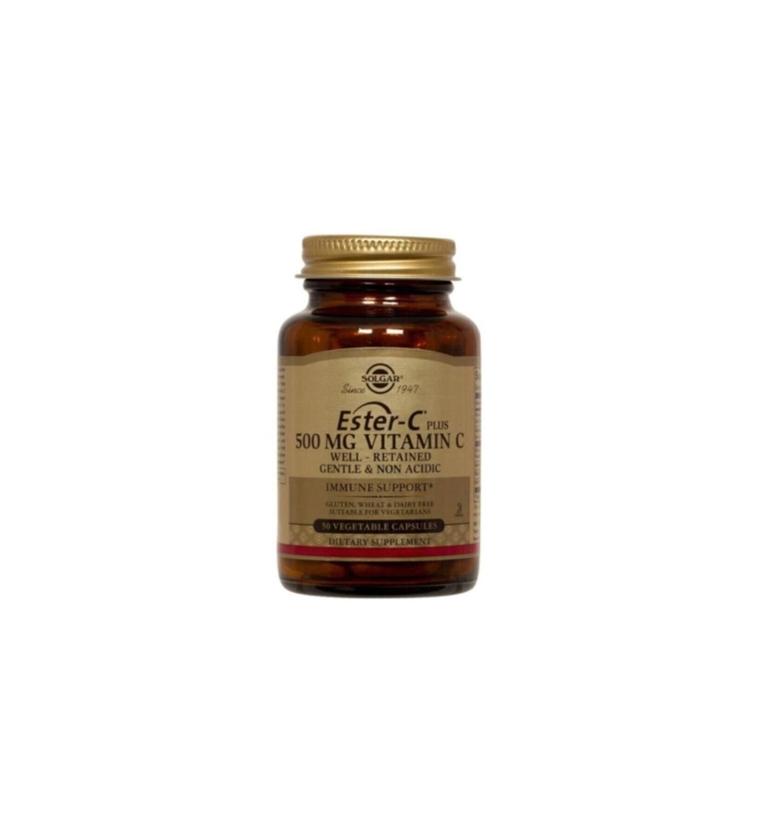 Solgar Ester-c 500 Mg 50 Capsules