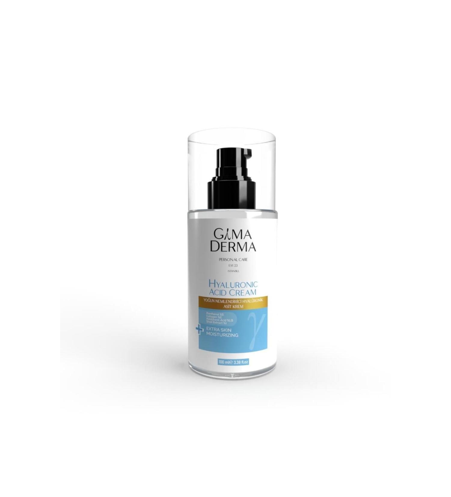 Gama Derma Intensive Moisturizing Hyaluronic Acid Cream 100 ml