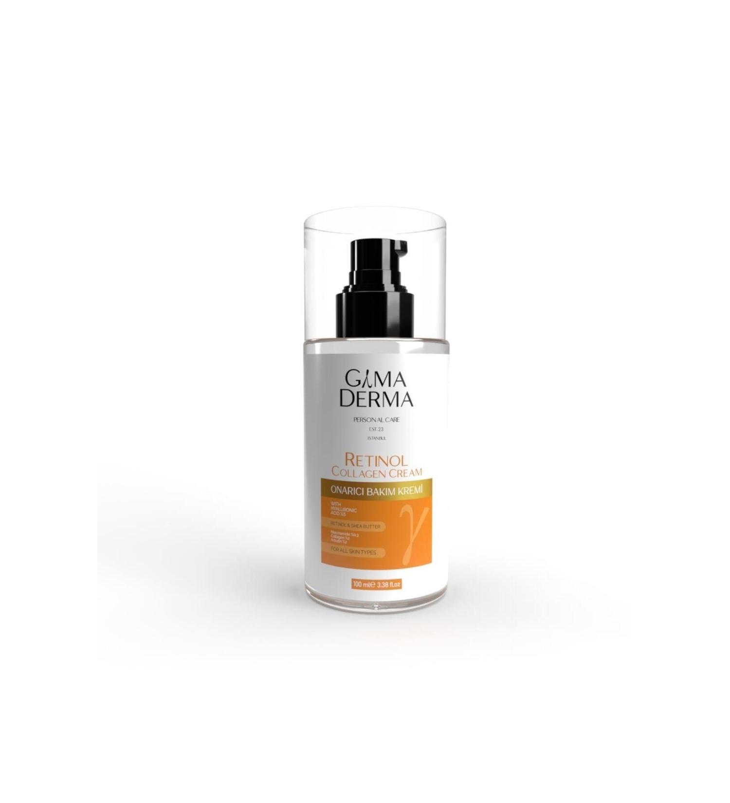 Gama Derma Retinol Collagen Repair Care Cream 100 ml - Buy Online on GoSupps.com