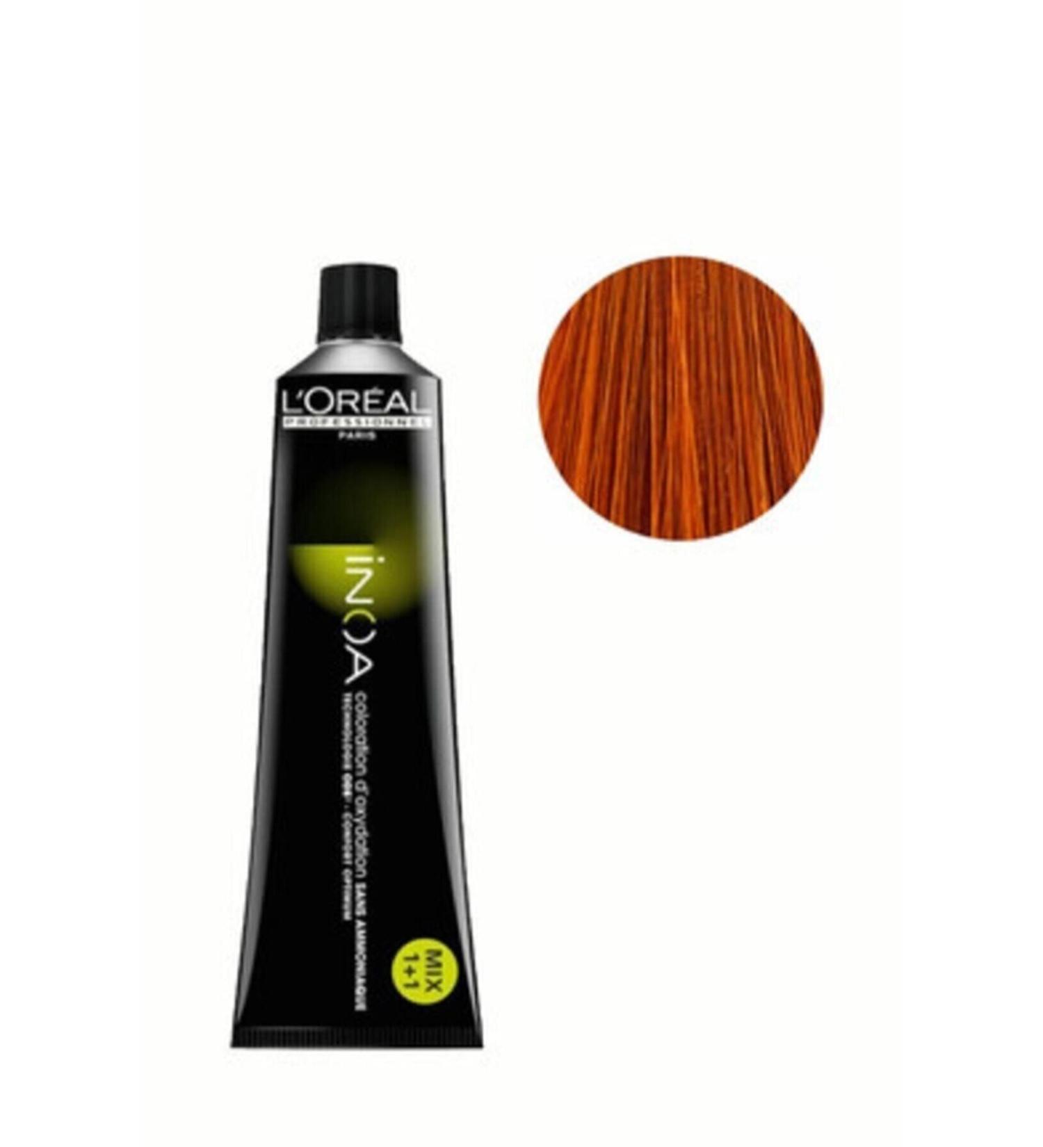 INOA Blonde Copper Dore Oxidizer-Free Hair Dye 7.43