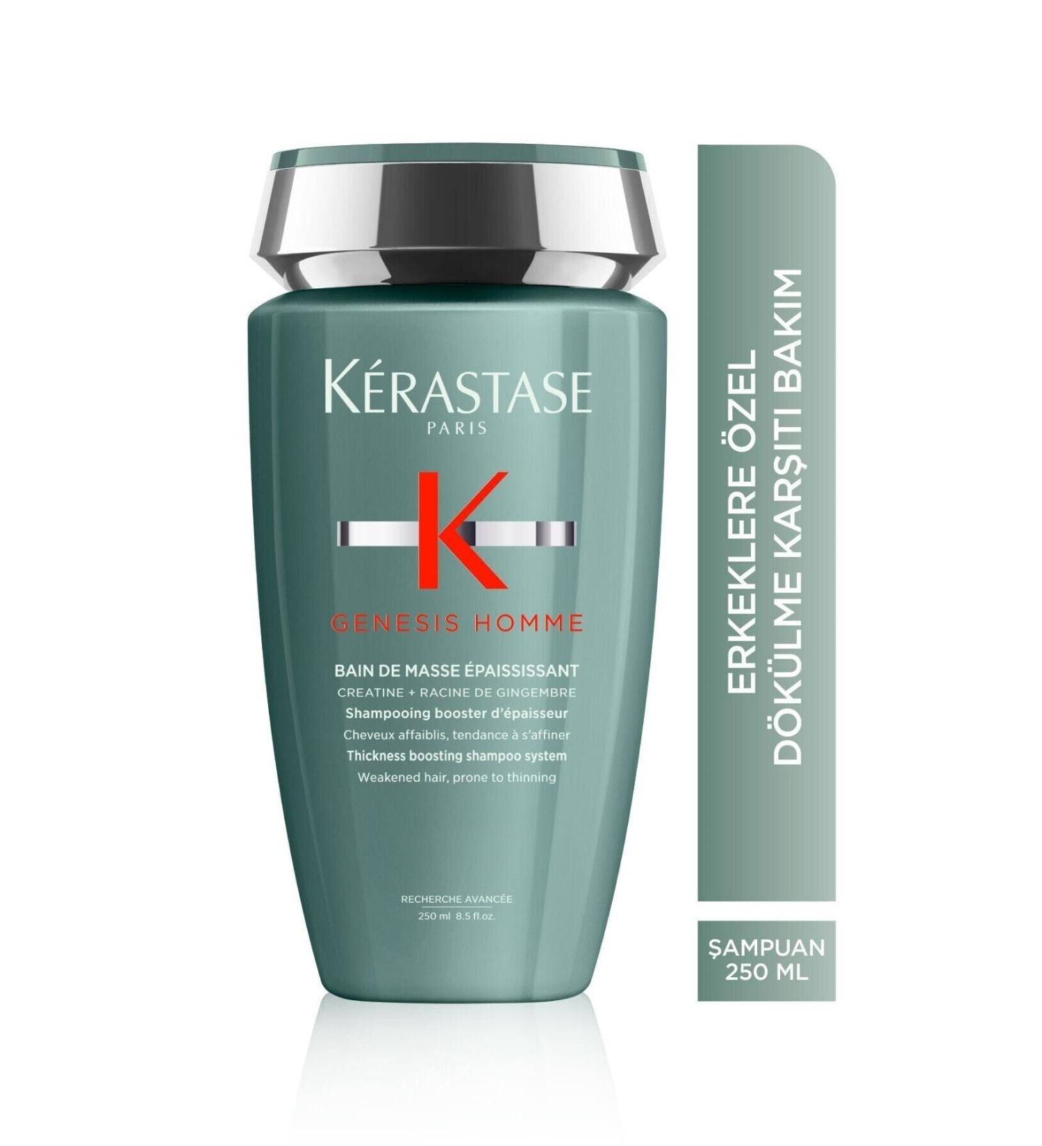 Kerastase Genesis Homme Bain De Masse Thickening Shampoo 250 Ml 1KER325
